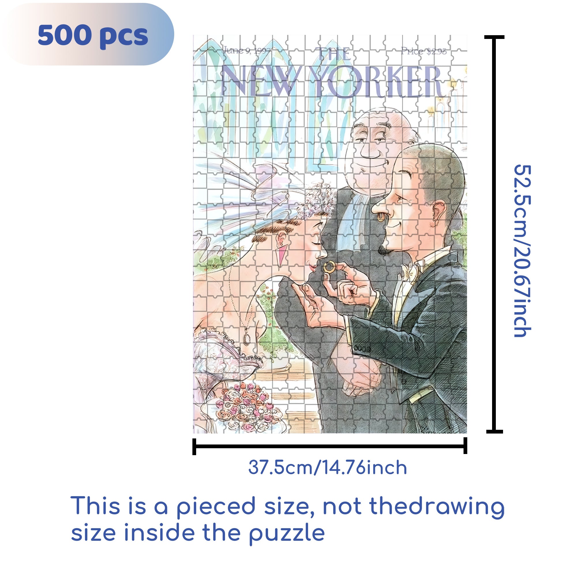 I Do 500pcs/1000pcs Jigsaw Puzzle, Scratch-Resistant, Interactive Family Game & Brain-Boosting DIY Decor, Perfect for Halloween, Christmas & New Year Gifts, Family Puzzle Game