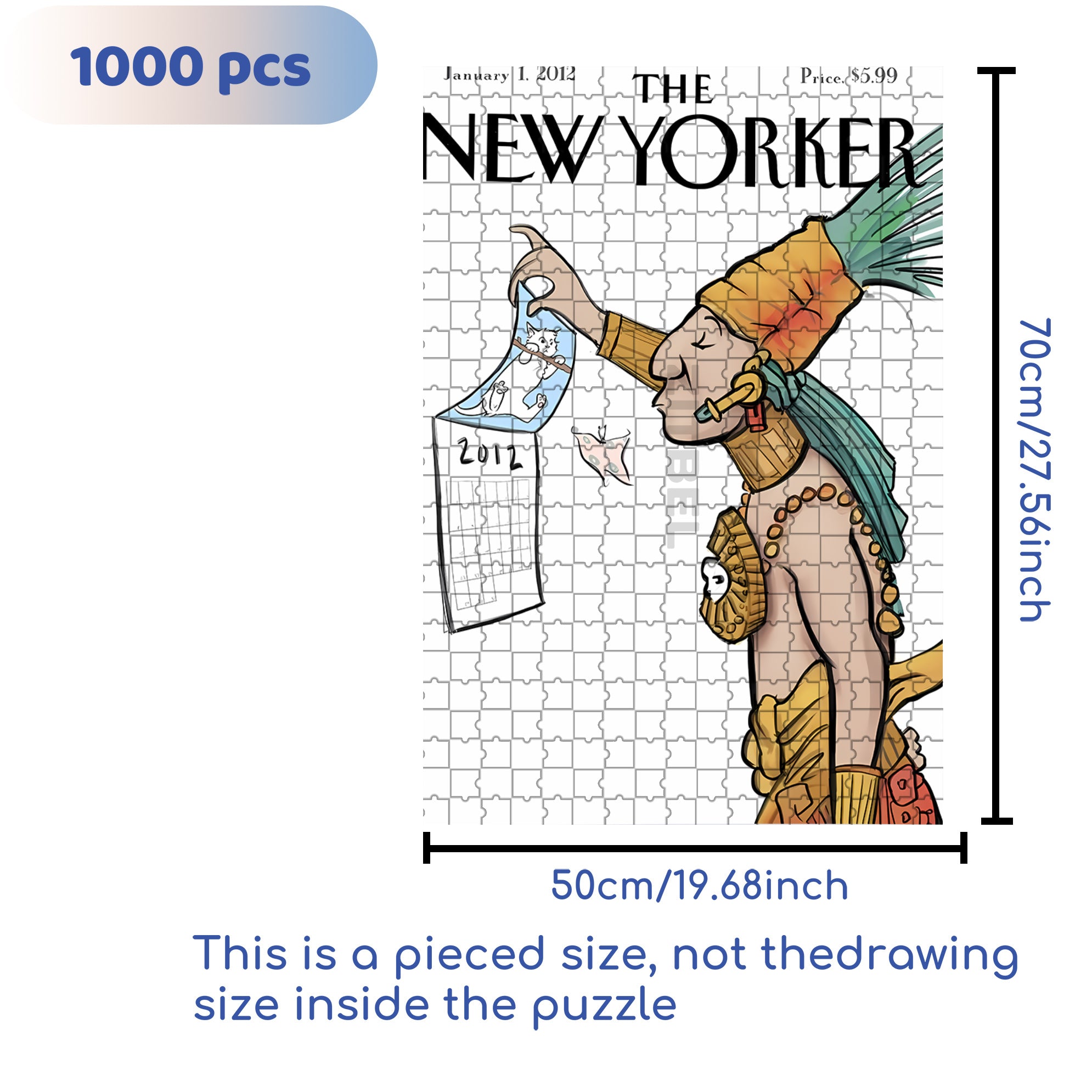 Lift It Up 500pcs/1000pcs Jigsaw Puzzle, Scratch-Resistant, Interactive Family Game & Brain-Boosting DIY Decor, Perfect for Halloween, Christmas & New Year Gifts, Family Puzzle Game