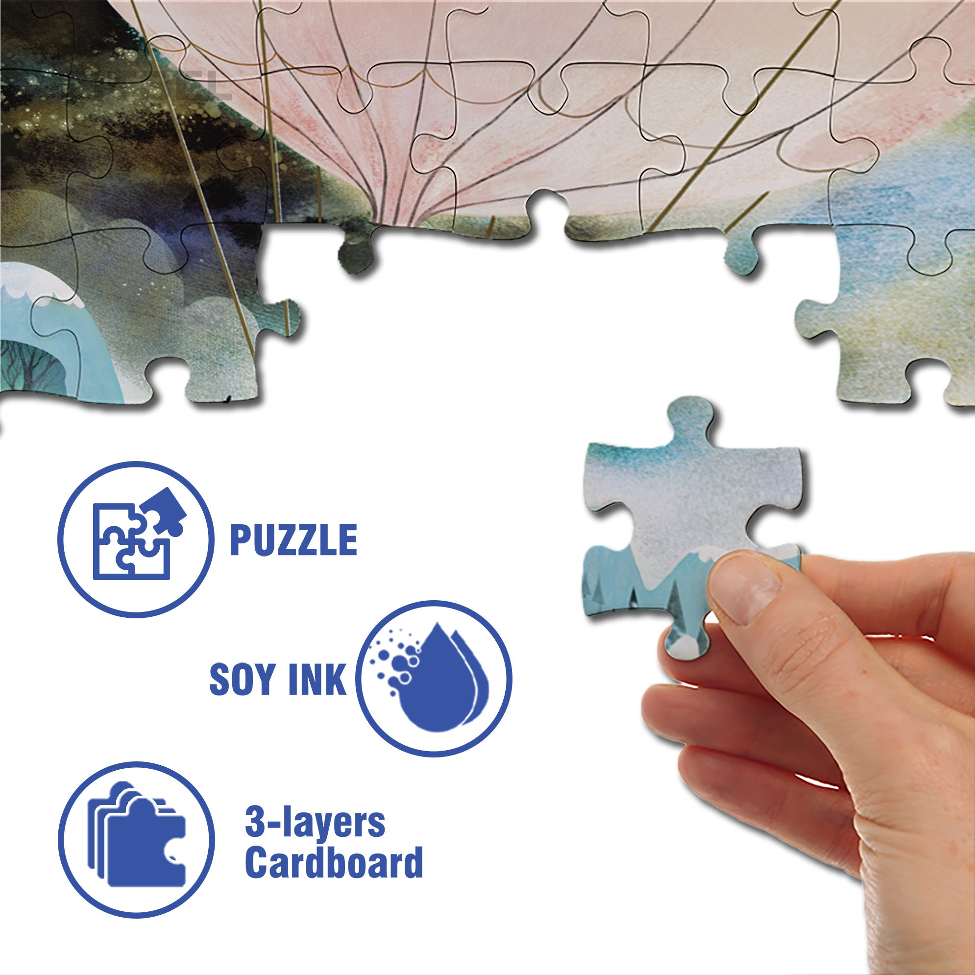 On a Voyage 500pcs/1000pcs Jigsaw Puzzle, Scratch-Resistant, Interactive Family Game & Brain-Boosting DIY Decor, Perfect for Halloween, Christmas & New Year Gifts, Family Puzzle Game