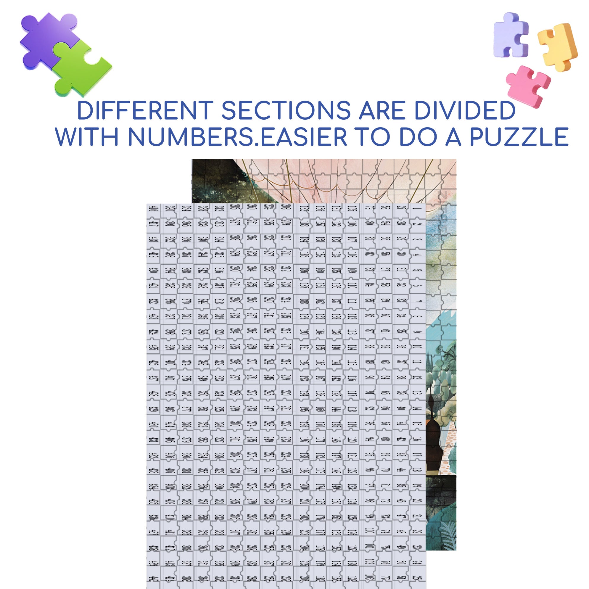 On a Voyage 500pcs/1000pcs Jigsaw Puzzle, Scratch-Resistant, Interactive Family Game & Brain-Boosting DIY Decor, Perfect for Halloween, Christmas & New Year Gifts, Family Puzzle Game