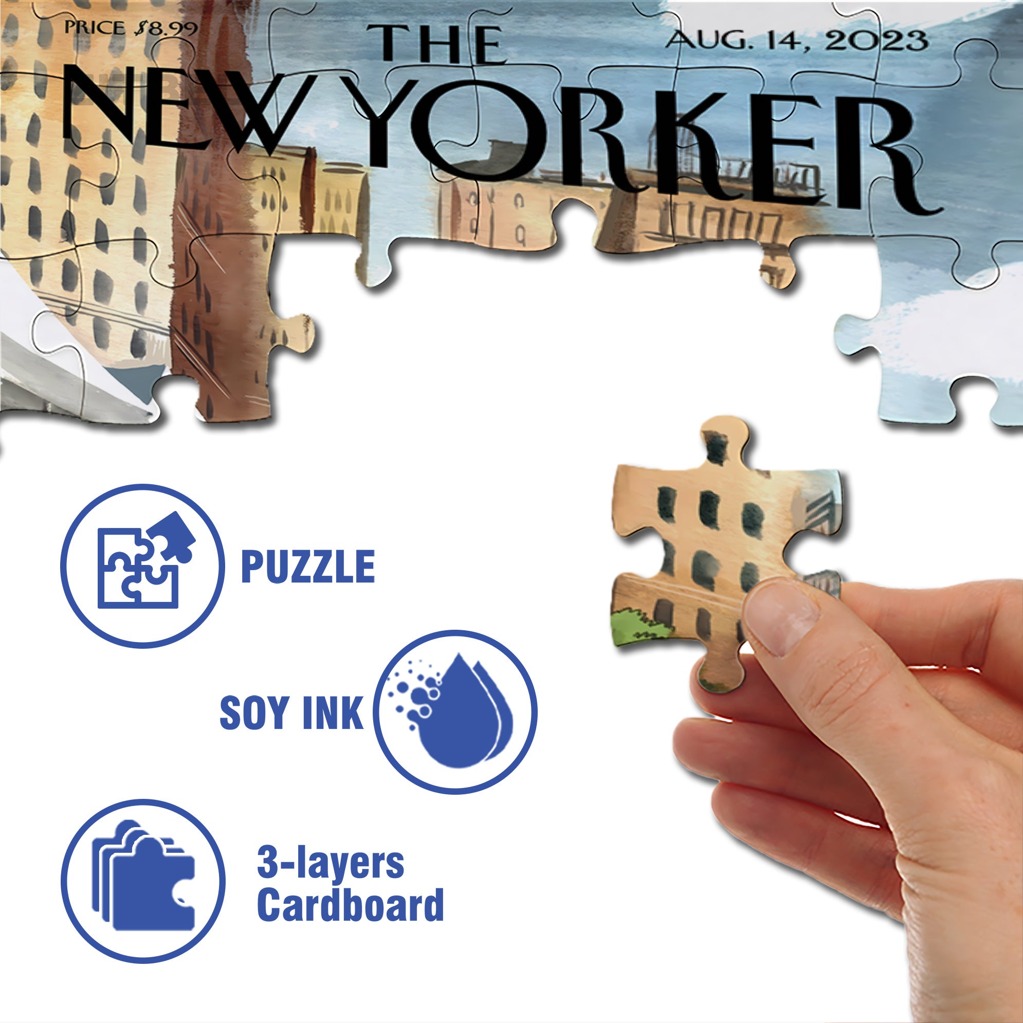 Peak Season 500pcs/1000pcs Jigsaw Puzzle, Scratch-Resistant, Interactive Family Game & Brain-Boosting DIY Decor, Perfect for Halloween, Christmas & New Year Gifts, Family Puzzle Game