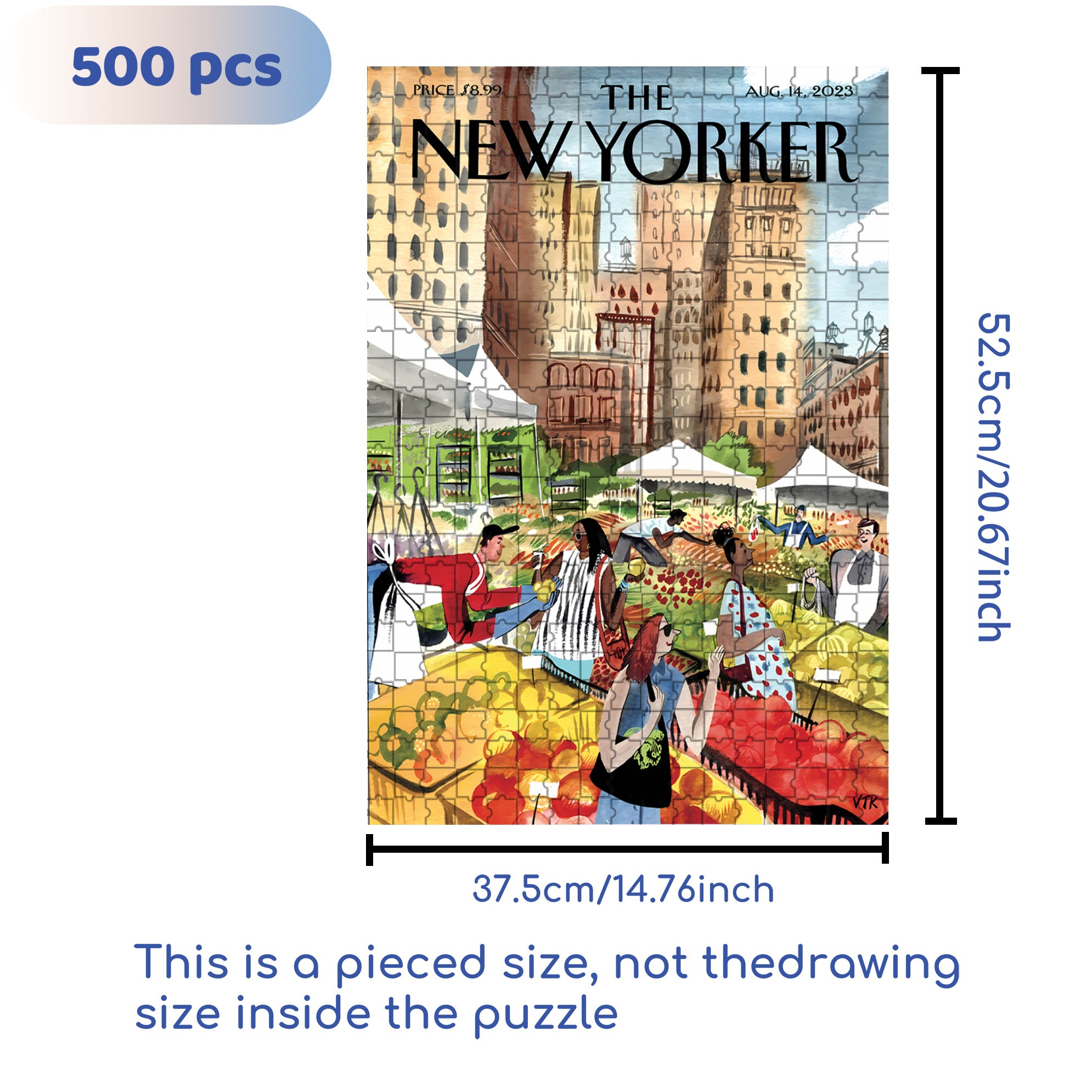 Peak Season 500pcs/1000pcs Jigsaw Puzzle, Scratch-Resistant, Interactive Family Game & Brain-Boosting DIY Decor, Perfect for Halloween, Christmas & New Year Gifts, Family Puzzle Game
