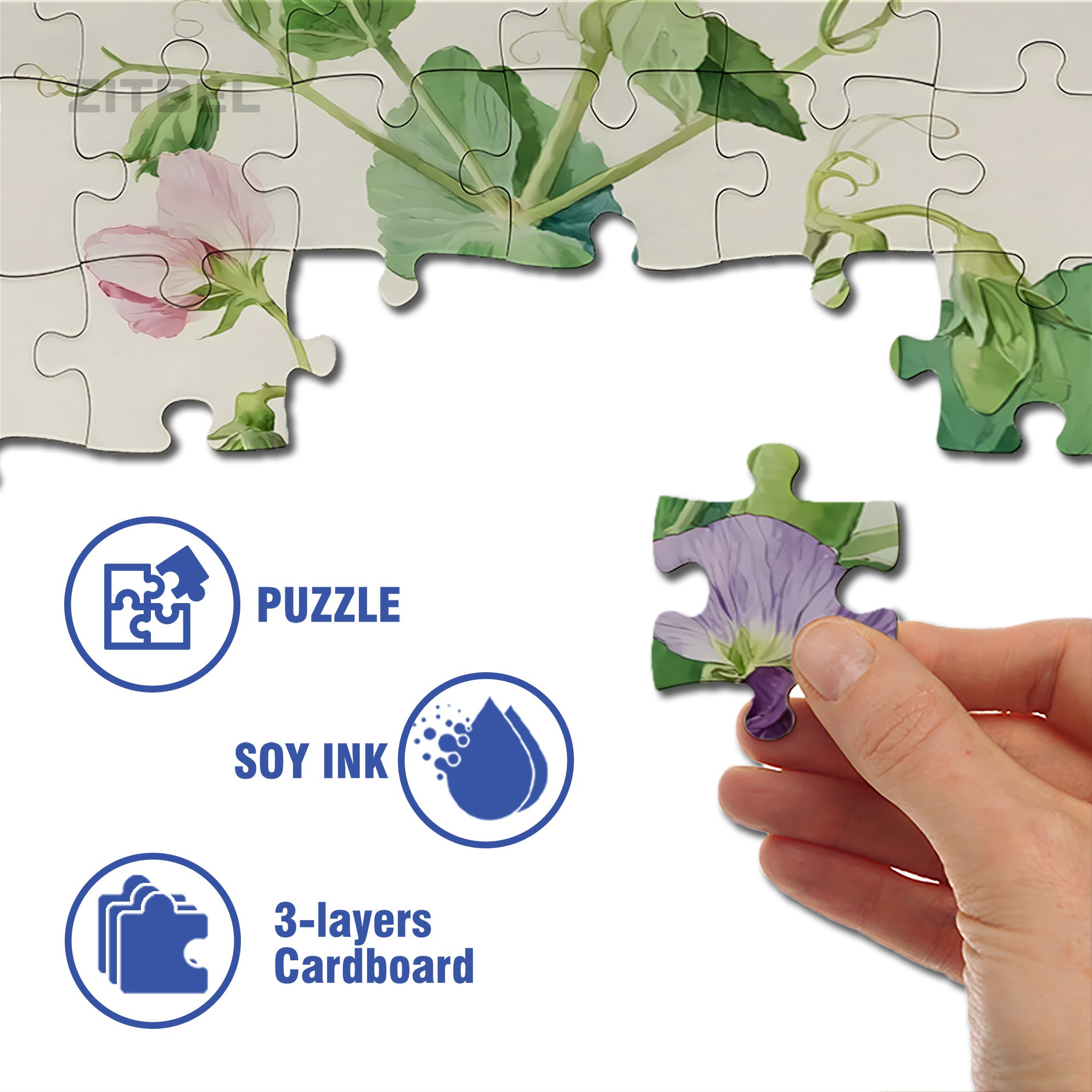 Pod 500pcs/1000pcs Jigsaw Puzzle, Scratch-Resistant, Interactive Family Game & Brain-Boosting DIY Decor, Perfect for Halloween, Christmas & New Year Gifts, Family Puzzle Game