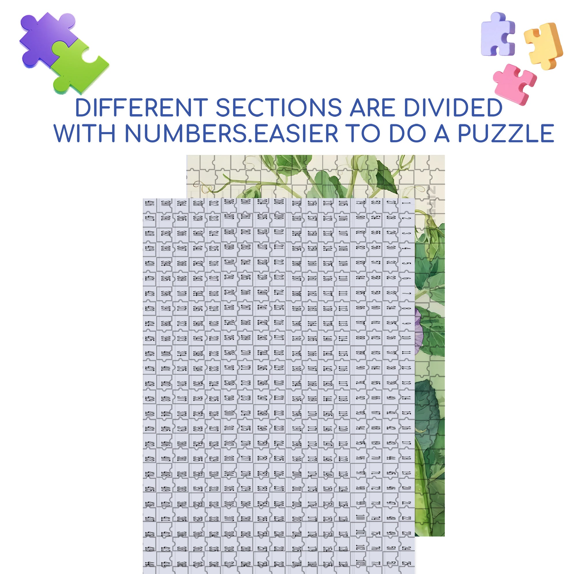 Pod 500pcs/1000pcs Jigsaw Puzzle, Scratch-Resistant, Interactive Family Game & Brain-Boosting DIY Decor, Perfect for Halloween, Christmas & New Year Gifts, Family Puzzle Game