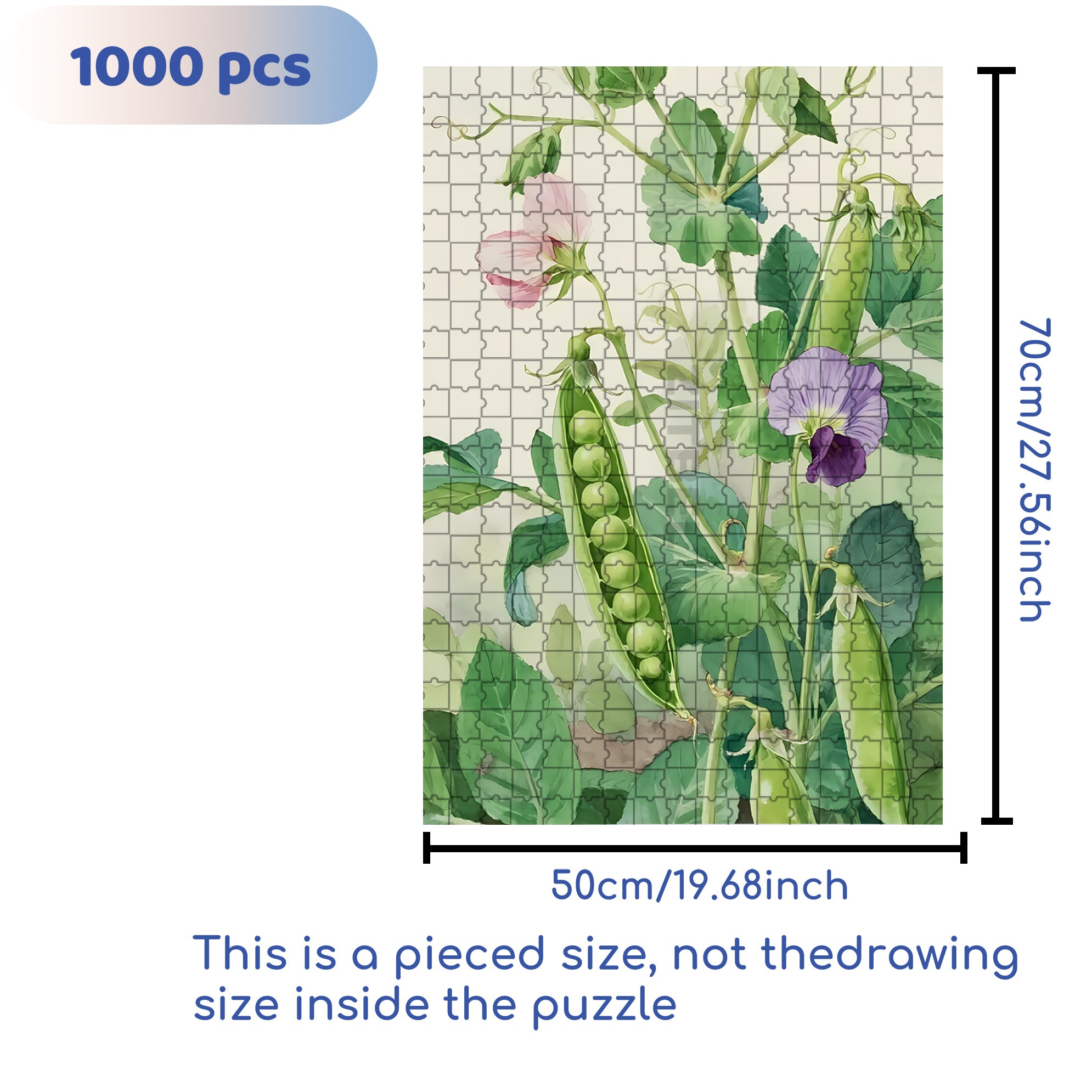 Pod 500pcs/1000pcs Jigsaw Puzzle, Scratch-Resistant, Interactive Family Game & Brain-Boosting DIY Decor, Perfect for Halloween, Christmas & New Year Gifts, Family Puzzle Game