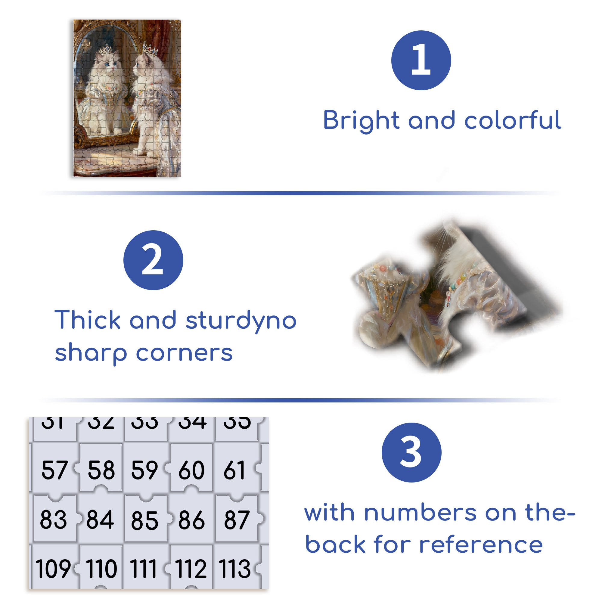 Princess In The Mirror 500pcs/1000pcs Jigsaw Puzzle, Scratch-Resistant, Interactive Family Game & Brain-Boosting DIY Decor, Perfect for Halloween, Christmas & New Year Gifts, Family Puzzle Game
