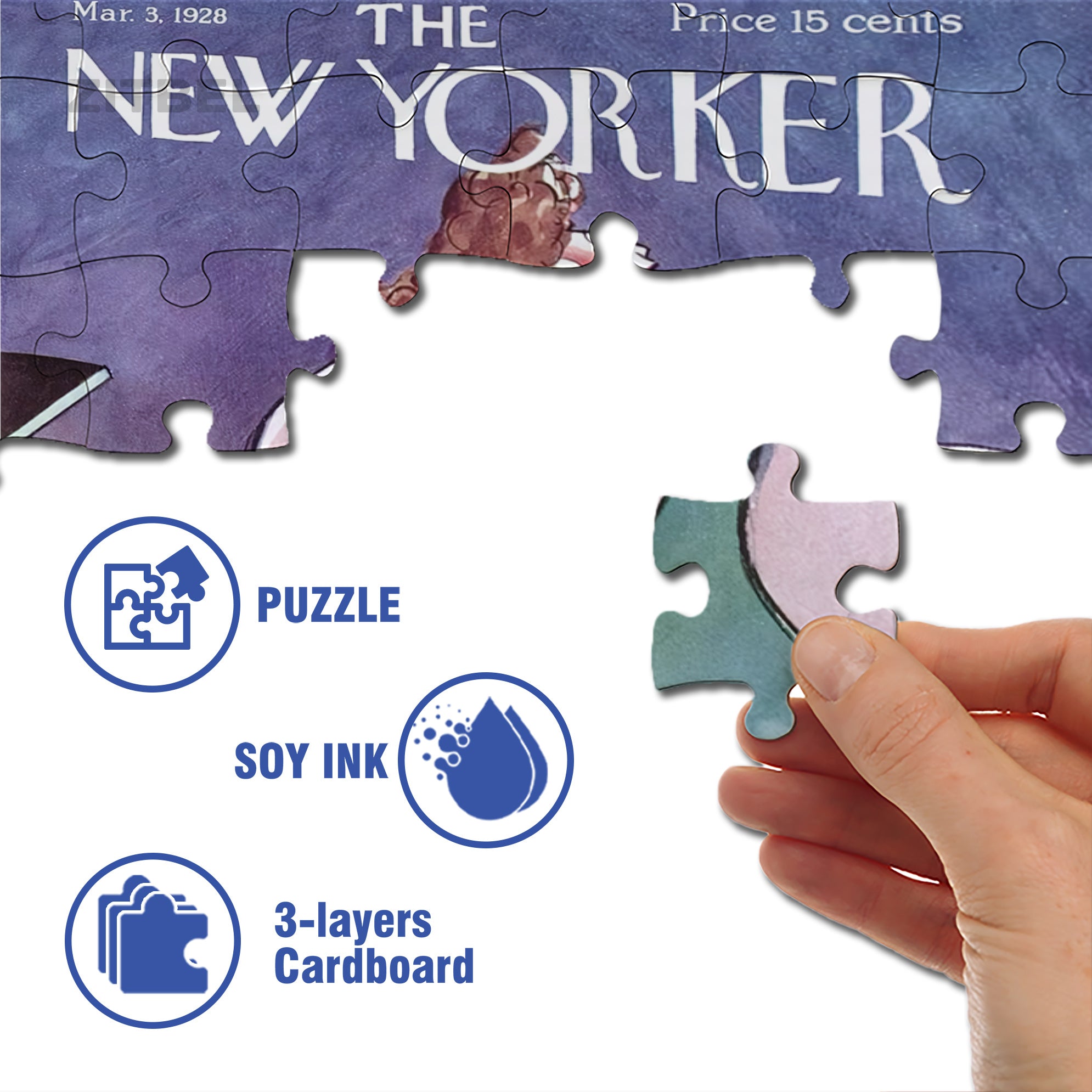 Soprano 500pcs/1000pcs Jigsaw Puzzle, Scratch-Resistant, Interactive Family Game & Brain-Boosting DIY Decor, Perfect for Halloween, Christmas & New Year Gifts, Family Puzzle Game