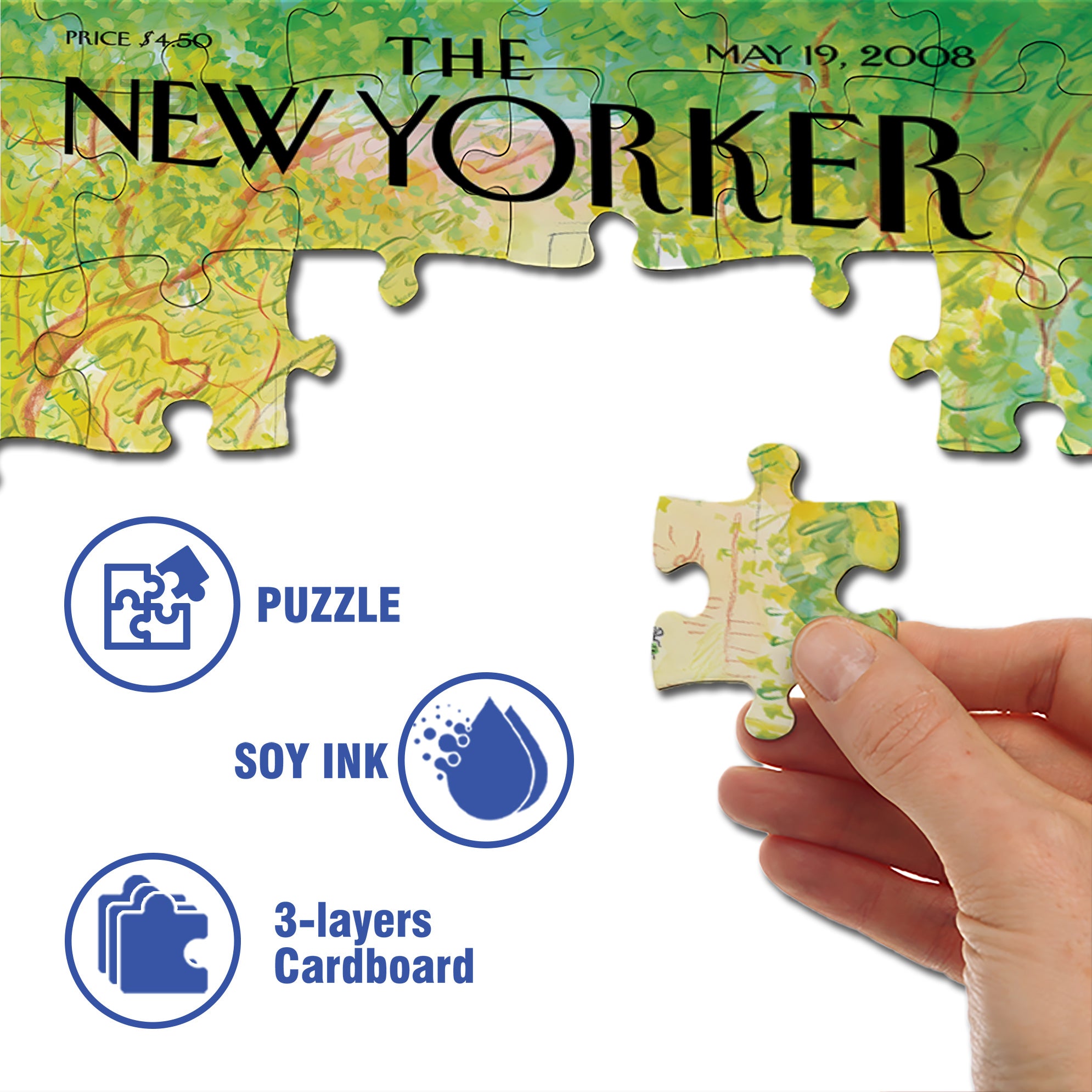Springtime 2008 500pcs/1000pcs Jigsaw Puzzle, Scratch-Resistant, Interactive Family Game & Brain-Boosting DIY Decor, Perfect for Halloween, Christmas & New Year Gifts, Family Puzzle Game
