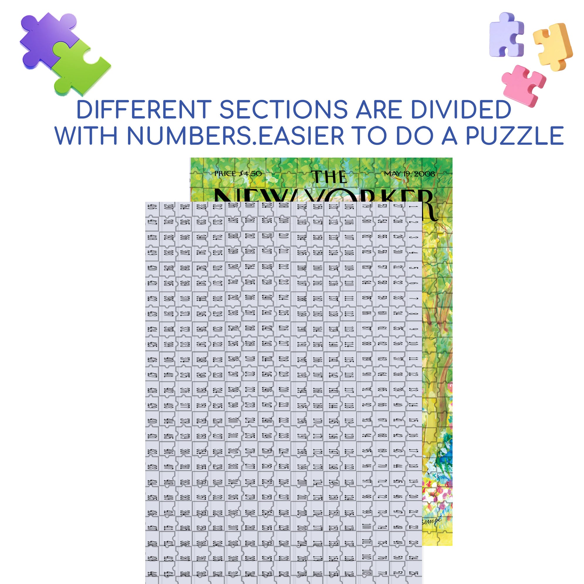 Springtime 2008 500pcs/1000pcs Jigsaw Puzzle, Scratch-Resistant, Interactive Family Game & Brain-Boosting DIY Decor, Perfect for Halloween, Christmas & New Year Gifts, Family Puzzle Game