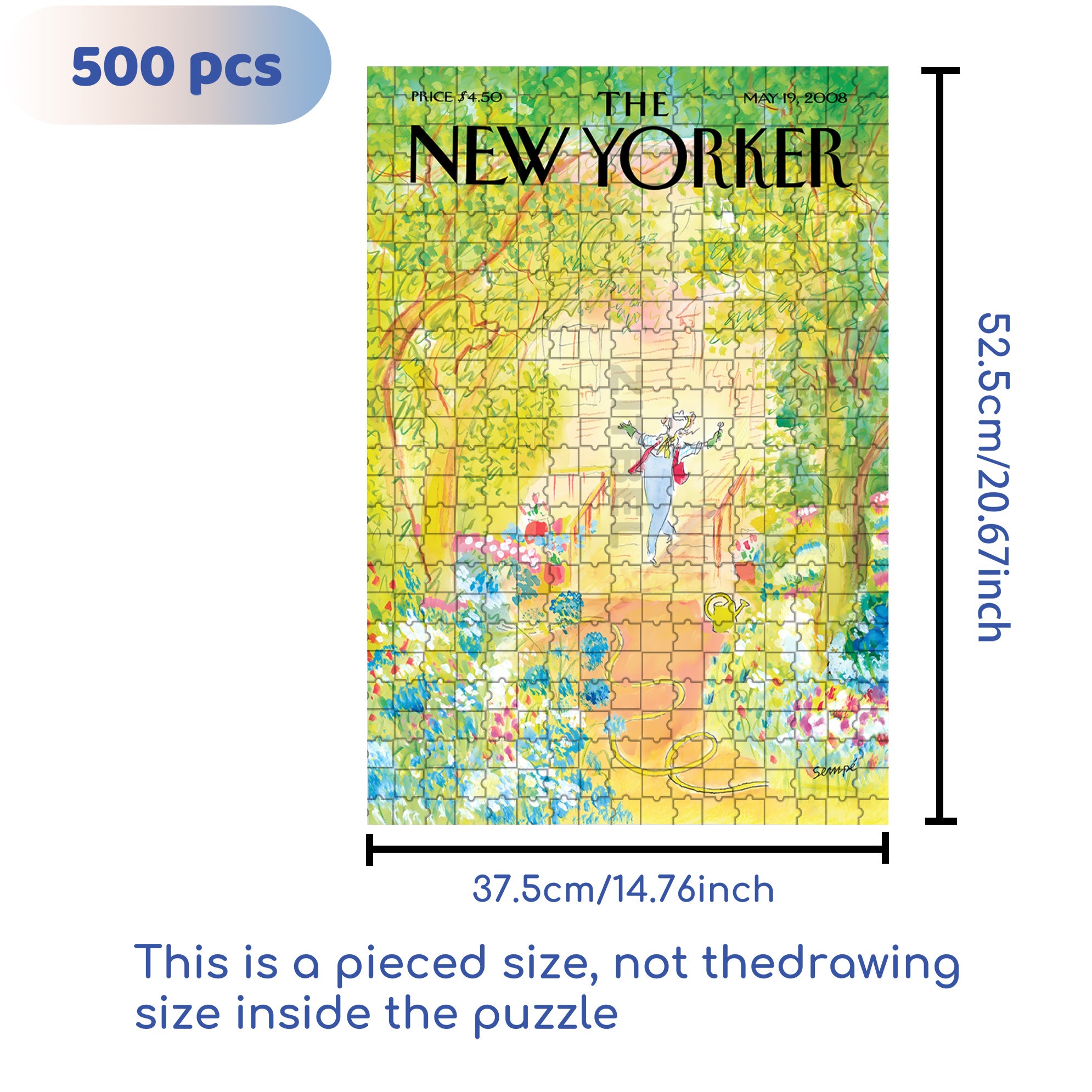 Springtime 2008 500pcs/1000pcs Jigsaw Puzzle, Scratch-Resistant, Interactive Family Game & Brain-Boosting DIY Decor, Perfect for Halloween, Christmas & New Year Gifts, Family Puzzle Game