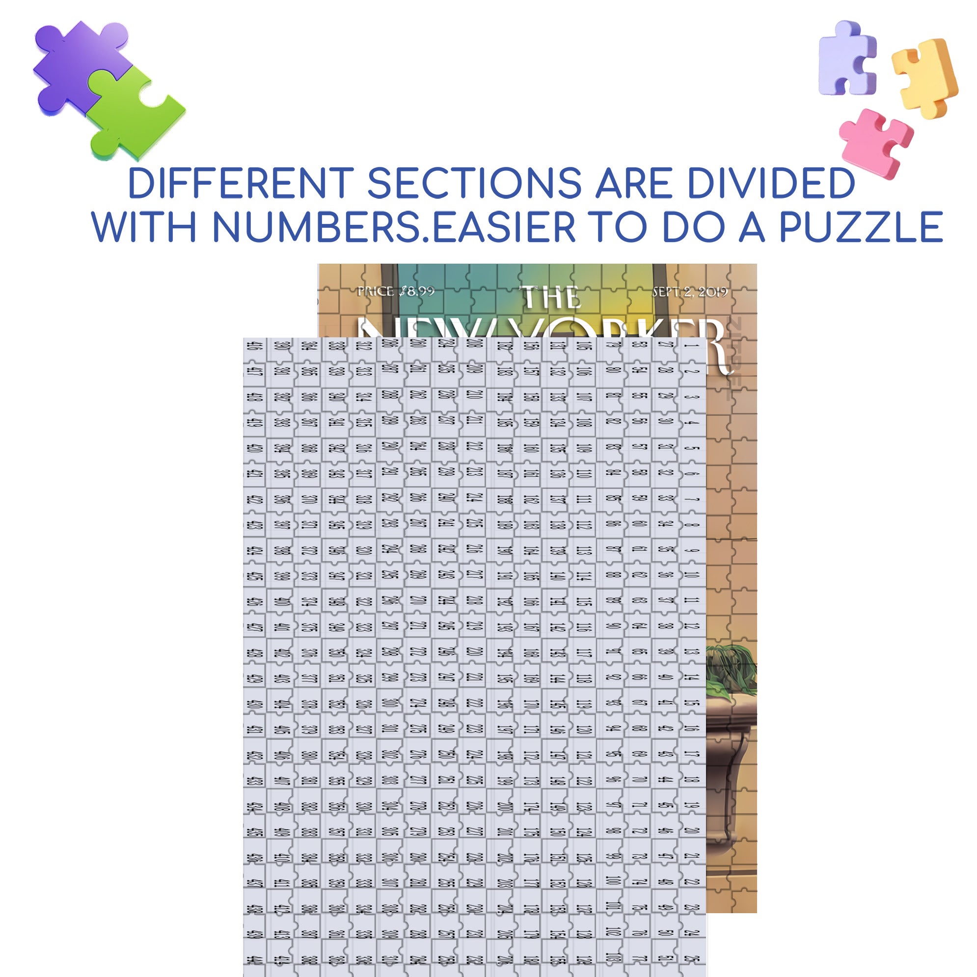 Stealing Puppy 500pcs/1000pcs Jigsaw Puzzle, Scratch-Resistant, Interactive Family Game & Brain-Boosting DIY Decor, Perfect for Halloween, Christmas & New Year Gifts, Family Puzzle Game
