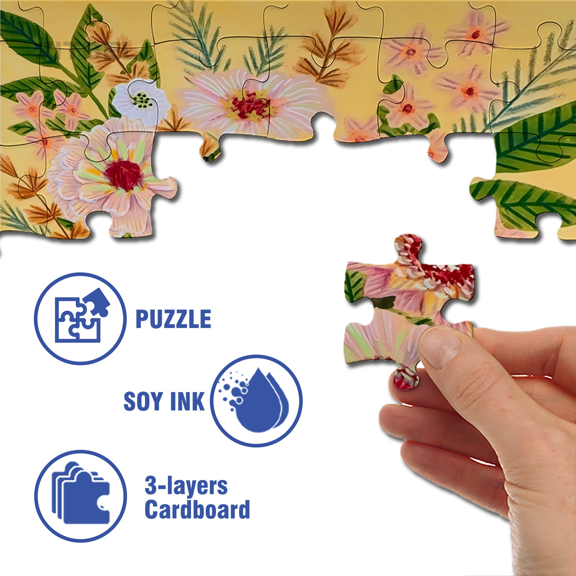 Still Life Sketch 500pcs/1000pcs Jigsaw Puzzle, Scratch-Resistant, Interactive Family Game & Brain-Boosting DIY Decor, Perfect for Halloween, Christmas & New Year Gifts, Family Puzzle Game