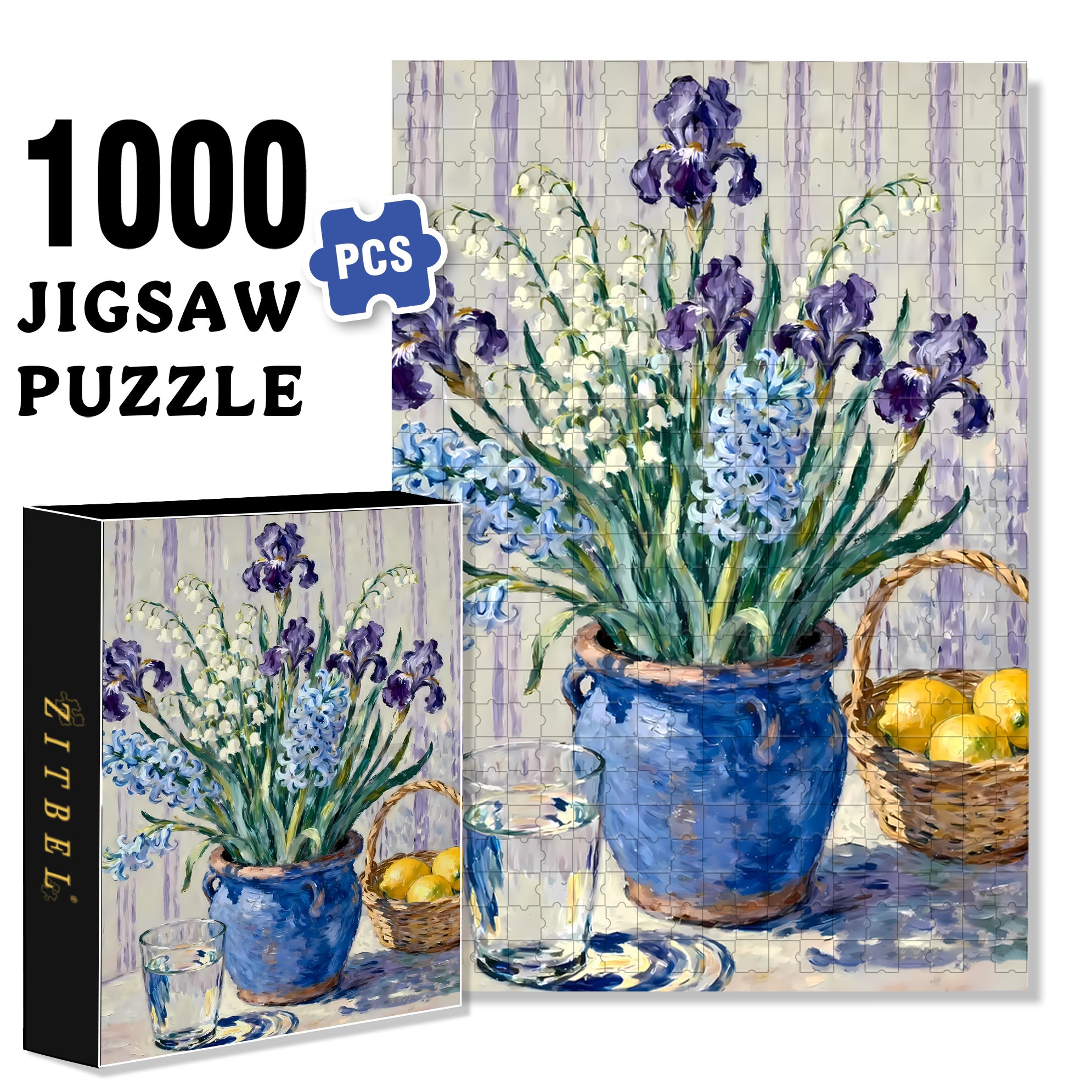 Summer Sketch 2 500pcs/1000pcs Jigsaw Puzzle, Scratch-Resistant, Interactive Family Game & Brain-Boosting DIY Decor, Perfect for Halloween, Christmas & New Year Gifts, Family Puzzle Game