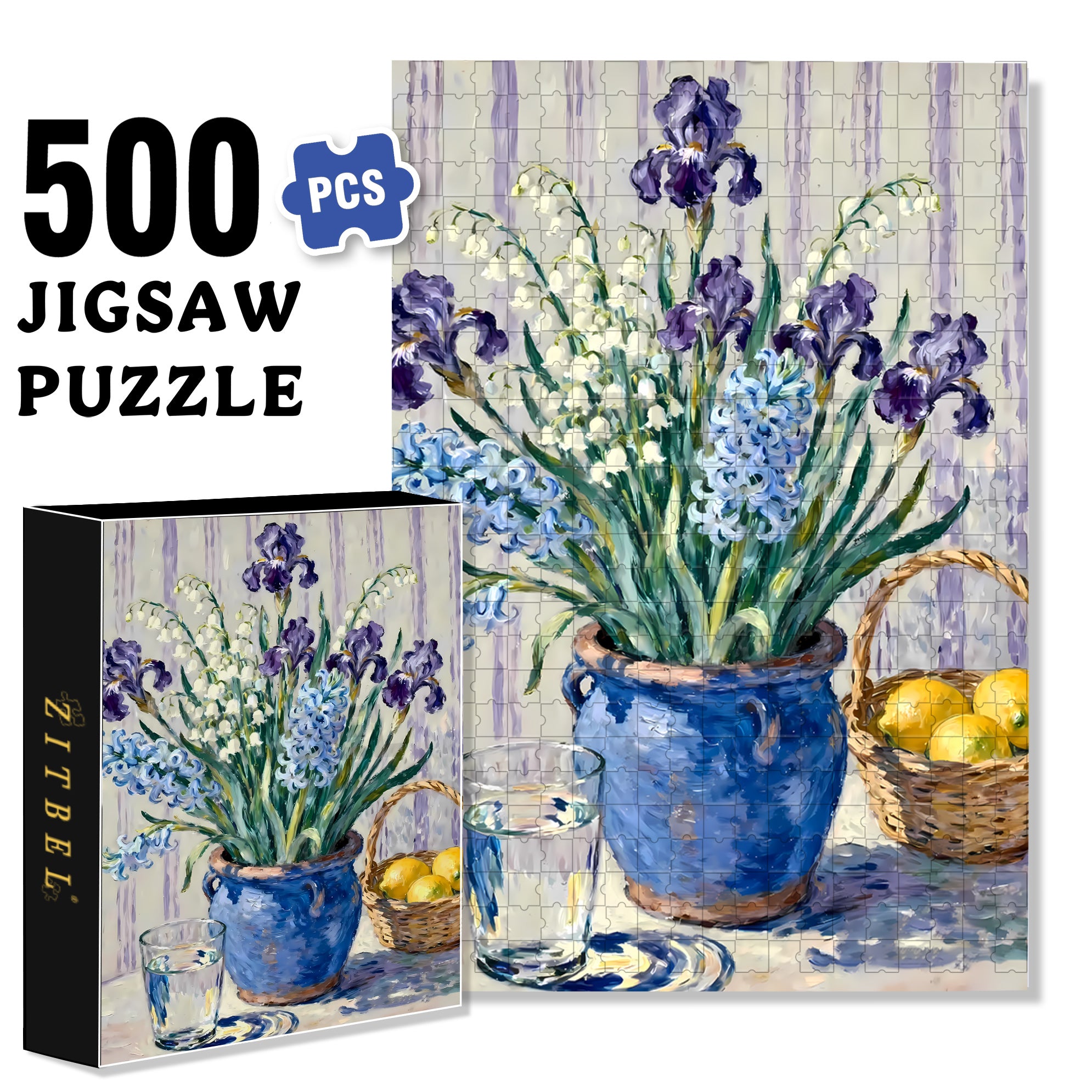 Summer Sketch 2 500pcs/1000pcs Jigsaw Puzzle, Scratch-Resistant, Interactive Family Game & Brain-Boosting DIY Decor, Perfect for Halloween, Christmas & New Year Gifts, Family Puzzle Game