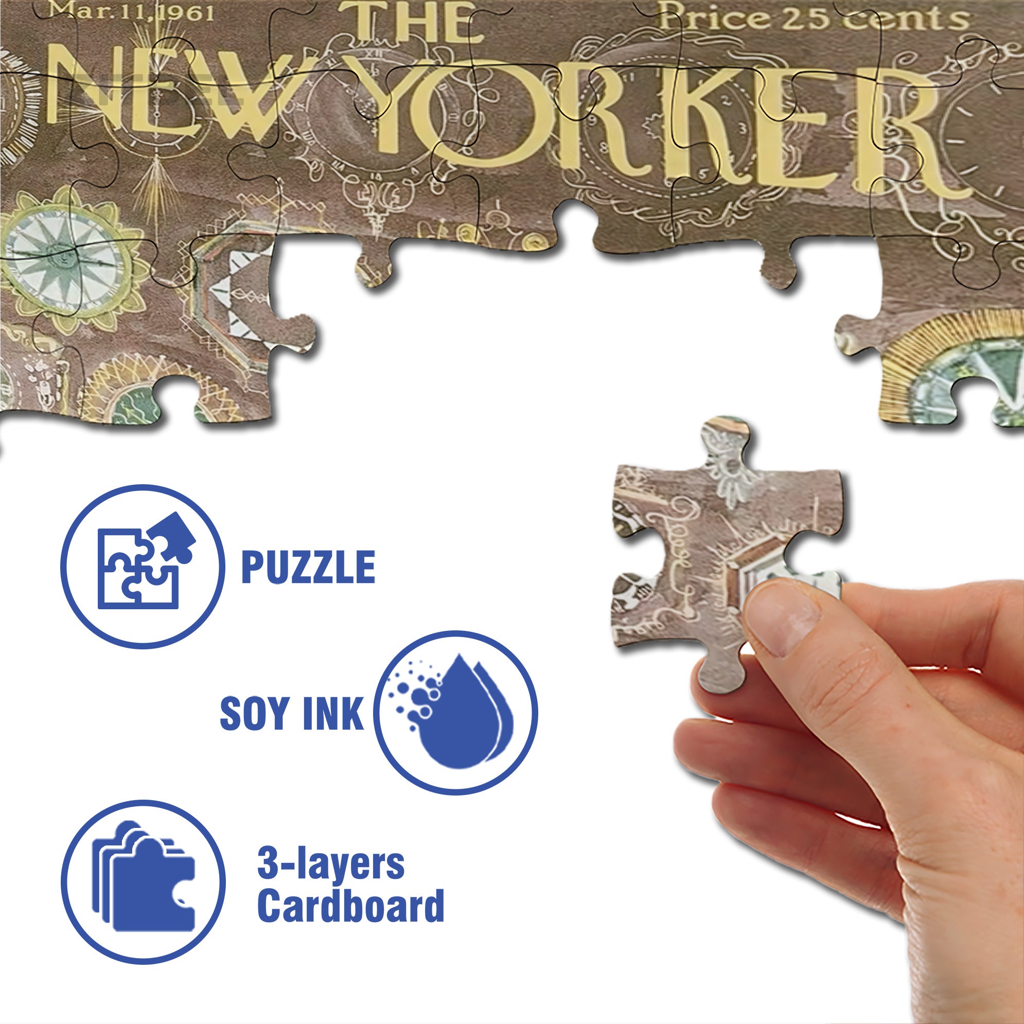 Watch Repair 500pcs/1000pcs Jigsaw Puzzle, Scratch-Resistant, Interactive Family Game & Brain-Boosting DIY Decor, Perfect for Halloween, Christmas & New Year Gifts, Family Puzzle Game