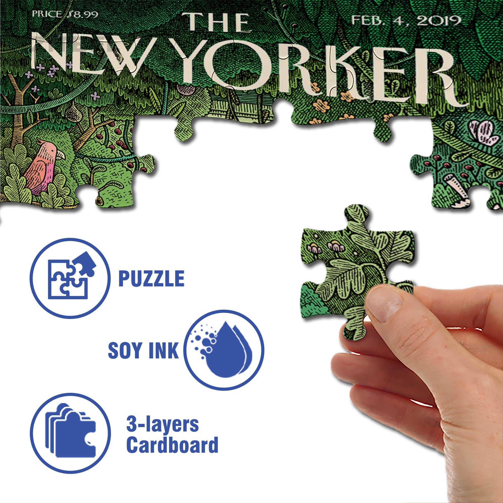 Winter Garden 500pcs/1000pcs Jigsaw Puzzle, Scratch-Resistant, Interactive Family Game & Brain-Boosting DIY Decor, Perfect for Halloween, Christmas & New Year Gifts, Family Puzzle Game