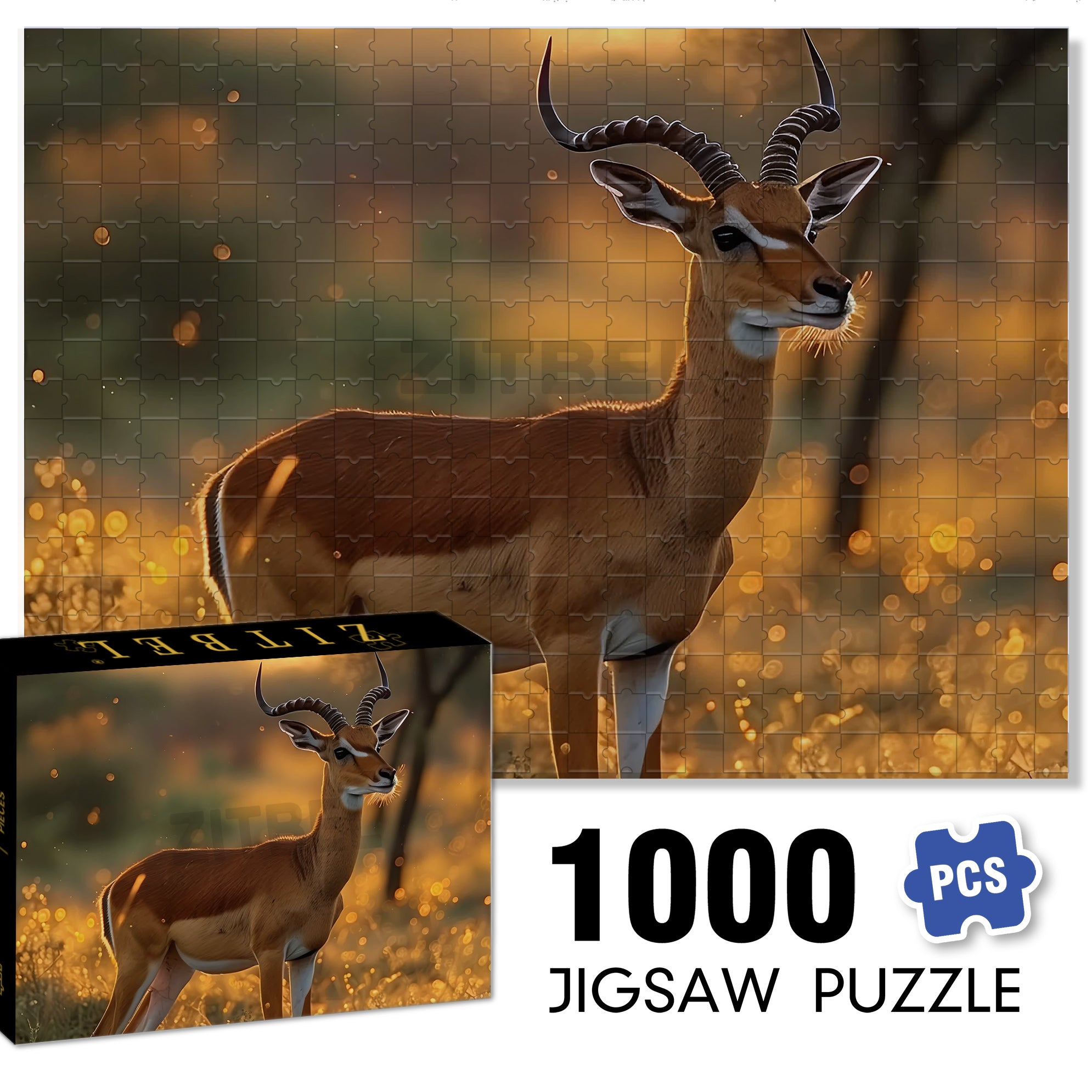 Adjust Position 500pcs/1000pcs Jigsaw Puzzle, Scratch-Resistant, Interactive Family Game & Brain-Boosting DIY Decor, Perfect for Halloween, Christmas & New Year Gifts, Family Puzzle Game