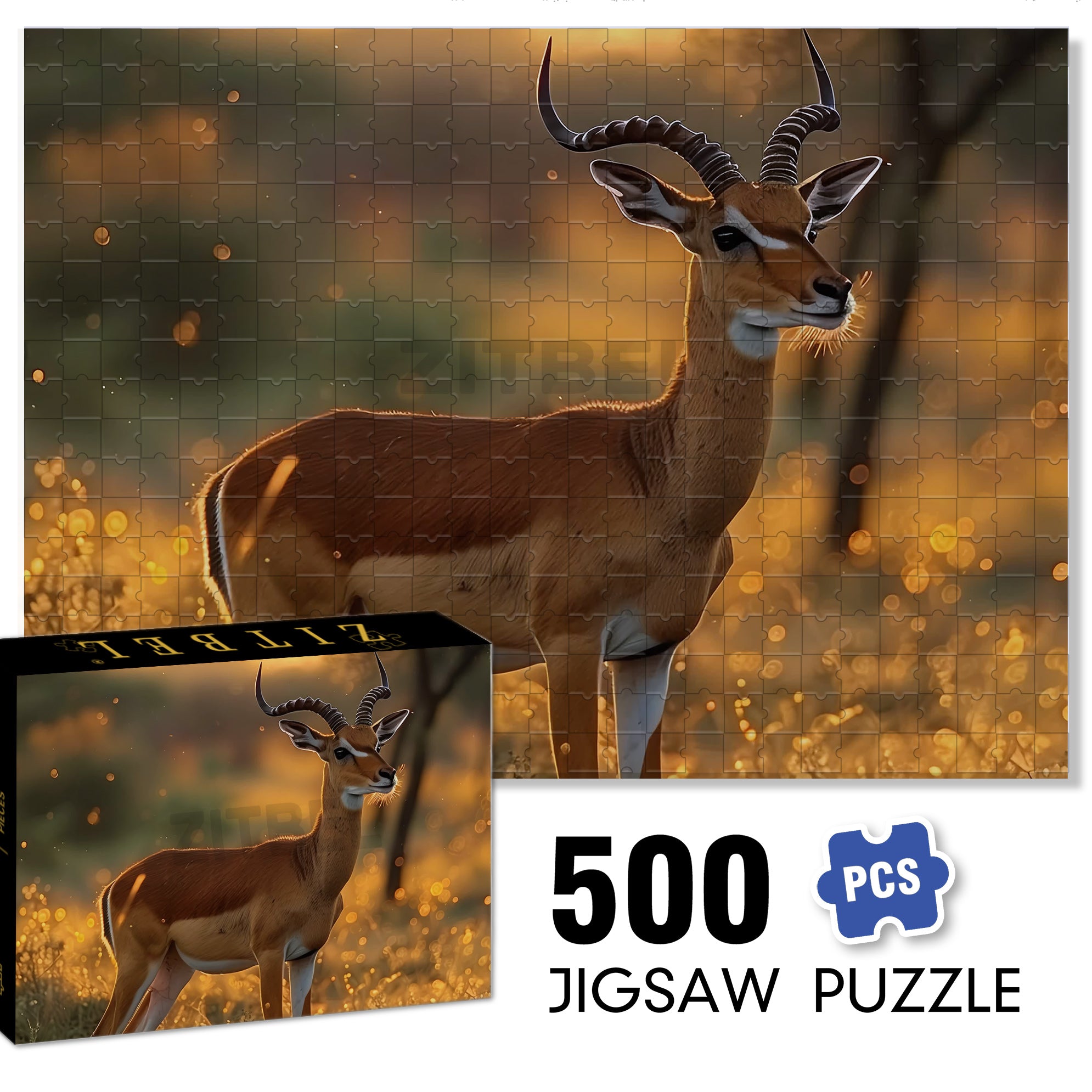 Adjust Position 500pcs/1000pcs Jigsaw Puzzle, Scratch-Resistant, Interactive Family Game & Brain-Boosting DIY Decor, Perfect for Halloween, Christmas & New Year Gifts, Family Puzzle Game