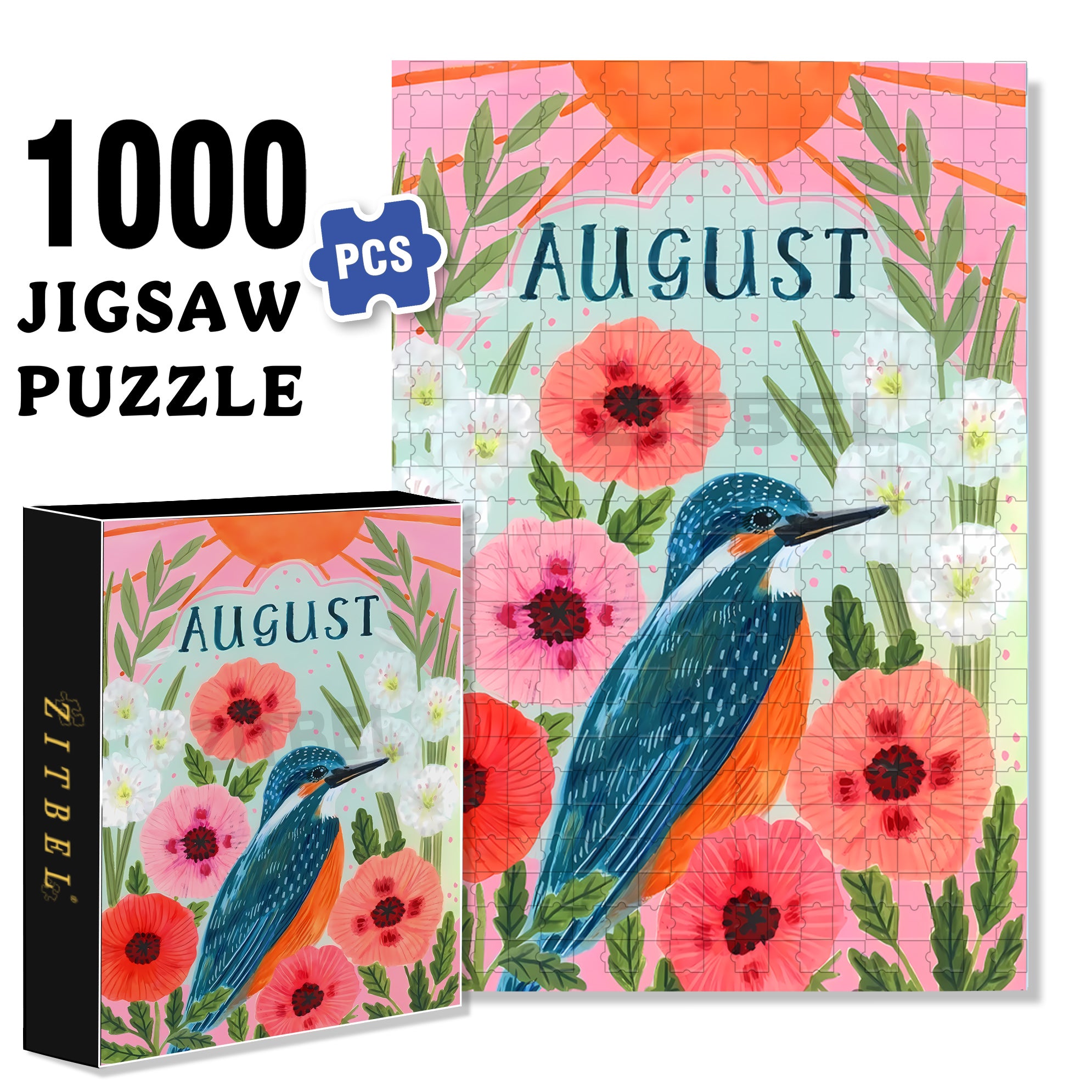 Antelope 500pcs/1000pcs Jigsaw Puzzle, Scratch-Resistant, Interactive Family Game & Brain-Boosting DIY Decor, Perfect for Halloween, Christmas & New Year Gifts, Family Puzzle Game