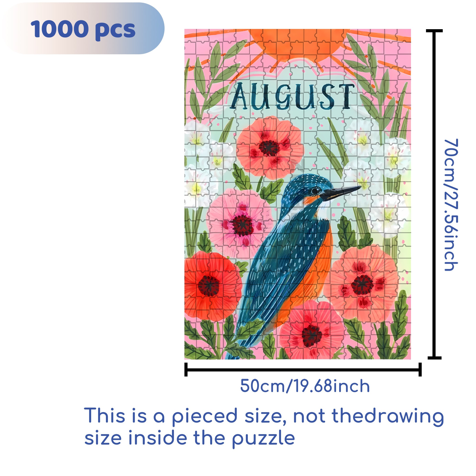 Antelope 500pcs/1000pcs Jigsaw Puzzle, Scratch-Resistant, Interactive Family Game & Brain-Boosting DIY Decor, Perfect for Halloween, Christmas & New Year Gifts, Family Puzzle Game