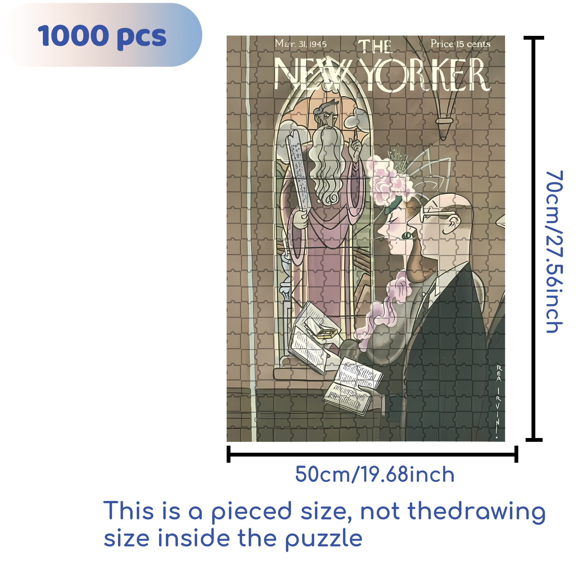 August 500pcs/1000pcs Jigsaw Puzzle, Scratch-Resistant, Interactive Family Game & Brain-Boosting DIY Decor, Perfect for Halloween, Christmas & New Year Gifts, Family Puzzle Game