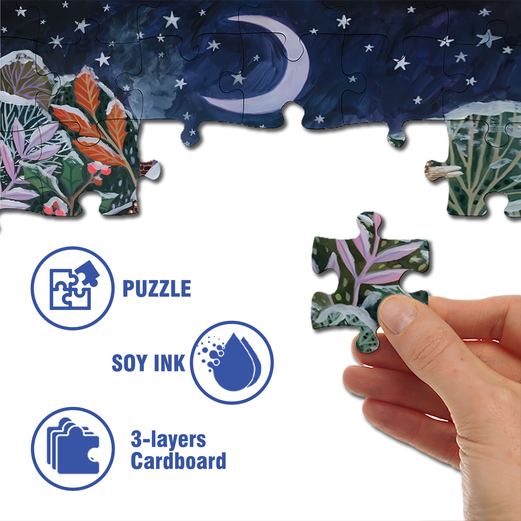Be More Serious 500pcs/1000pcs Jigsaw Puzzle, Scratch-Resistant, Interactive Family Game & Brain-Boosting DIY Decor, Perfect for Halloween, Christmas & New Year Gifts, Family Puzzle Game