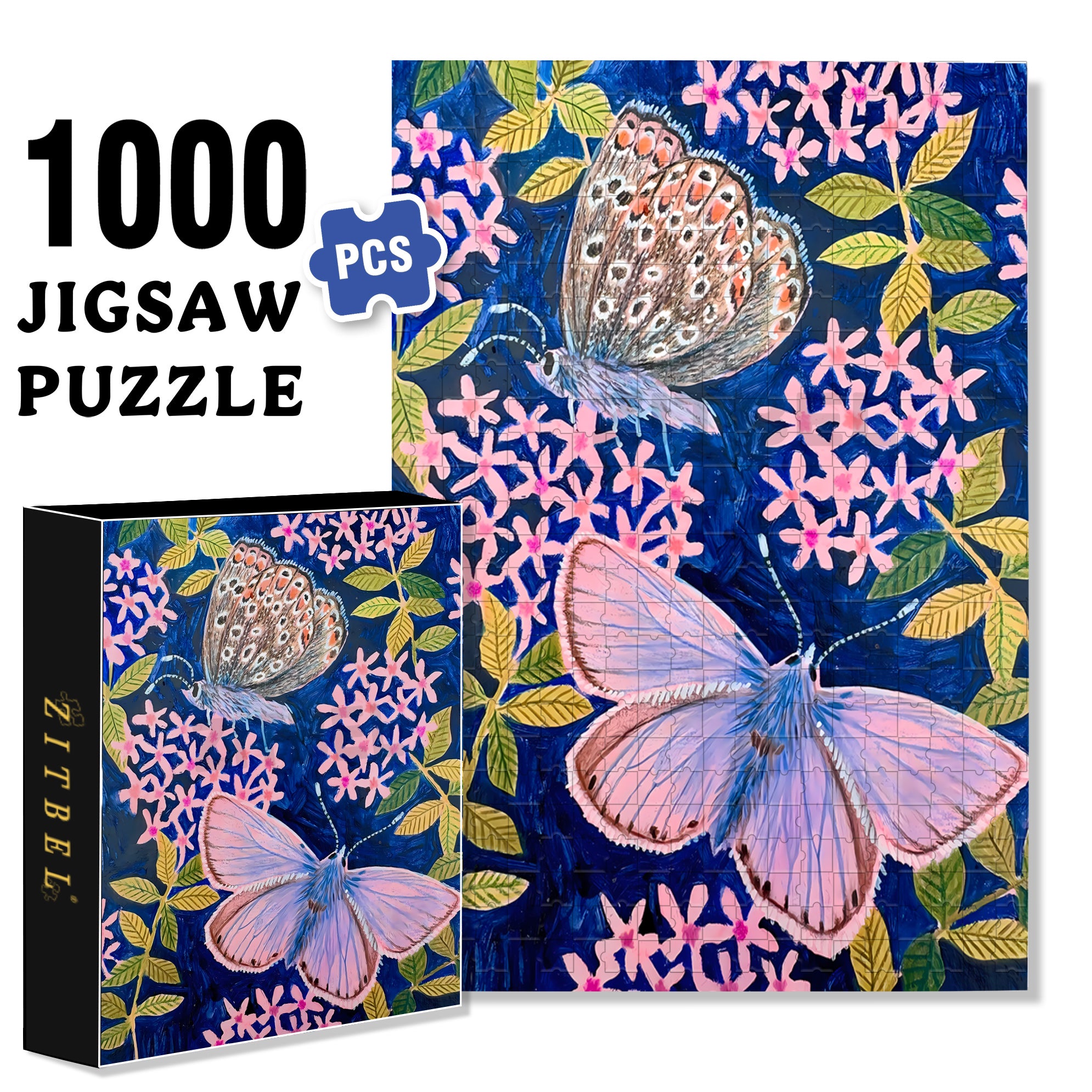 Blizzard 500pcs/1000pcs Jigsaw Puzzle, Scratch-Resistant, Interactive Family Game & Brain-Boosting DIY Decor, Perfect for Halloween, Christmas & New Year Gifts, Family Puzzle Game