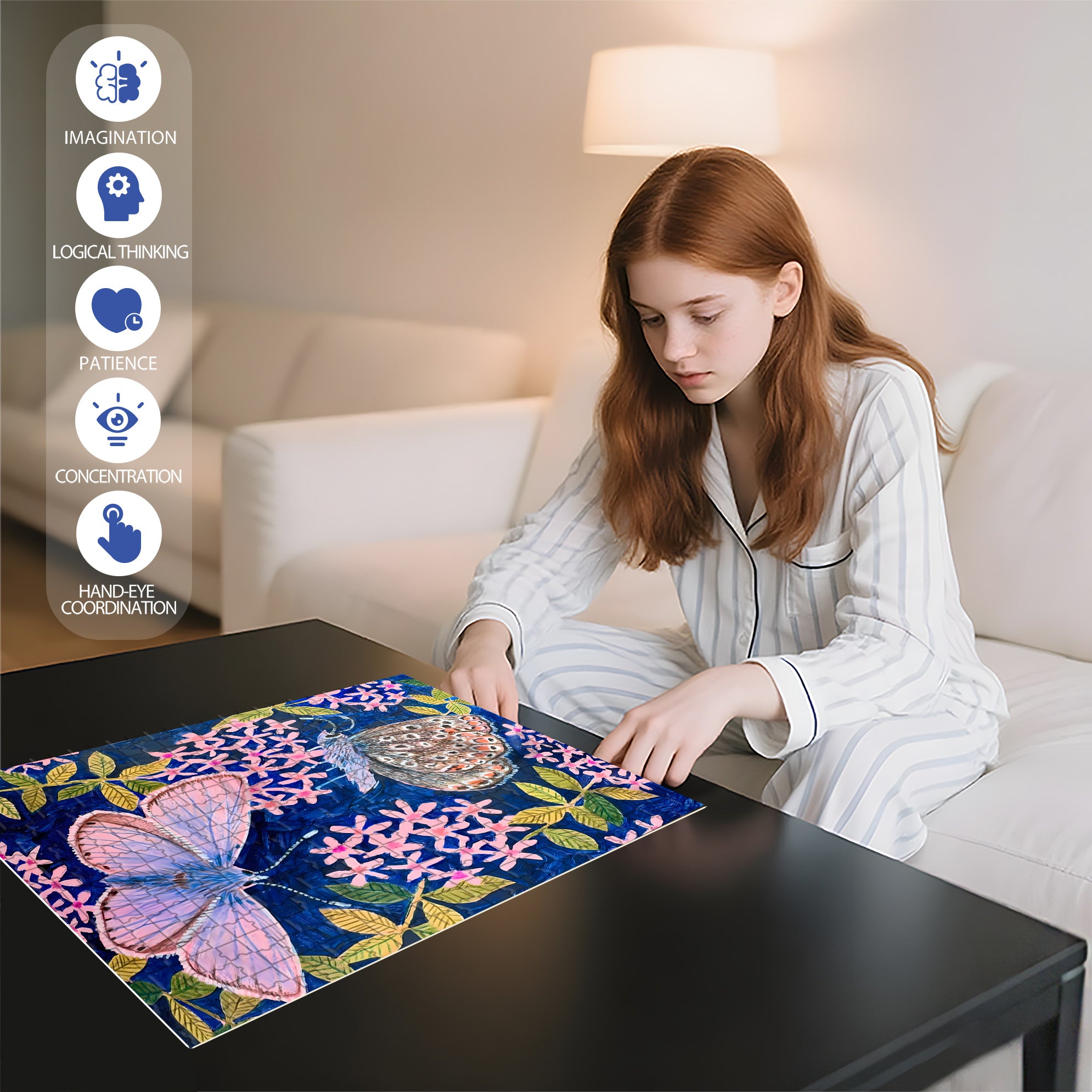 Blizzard 500pcs/1000pcs Jigsaw Puzzle, Scratch-Resistant, Interactive Family Game & Brain-Boosting DIY Decor, Perfect for Halloween, Christmas & New Year Gifts, Family Puzzle Game