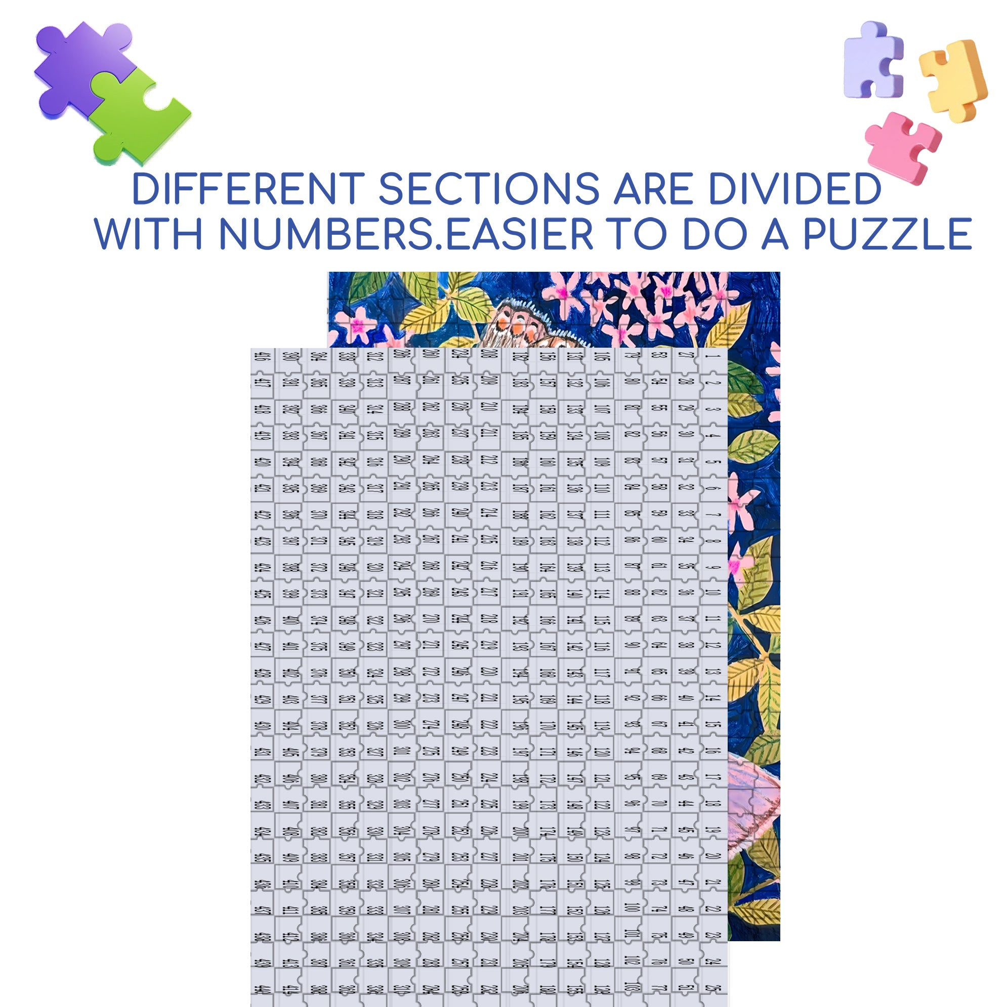 Blizzard 500pcs/1000pcs Jigsaw Puzzle, Scratch-Resistant, Interactive Family Game & Brain-Boosting DIY Decor, Perfect for Halloween, Christmas & New Year Gifts, Family Puzzle Game