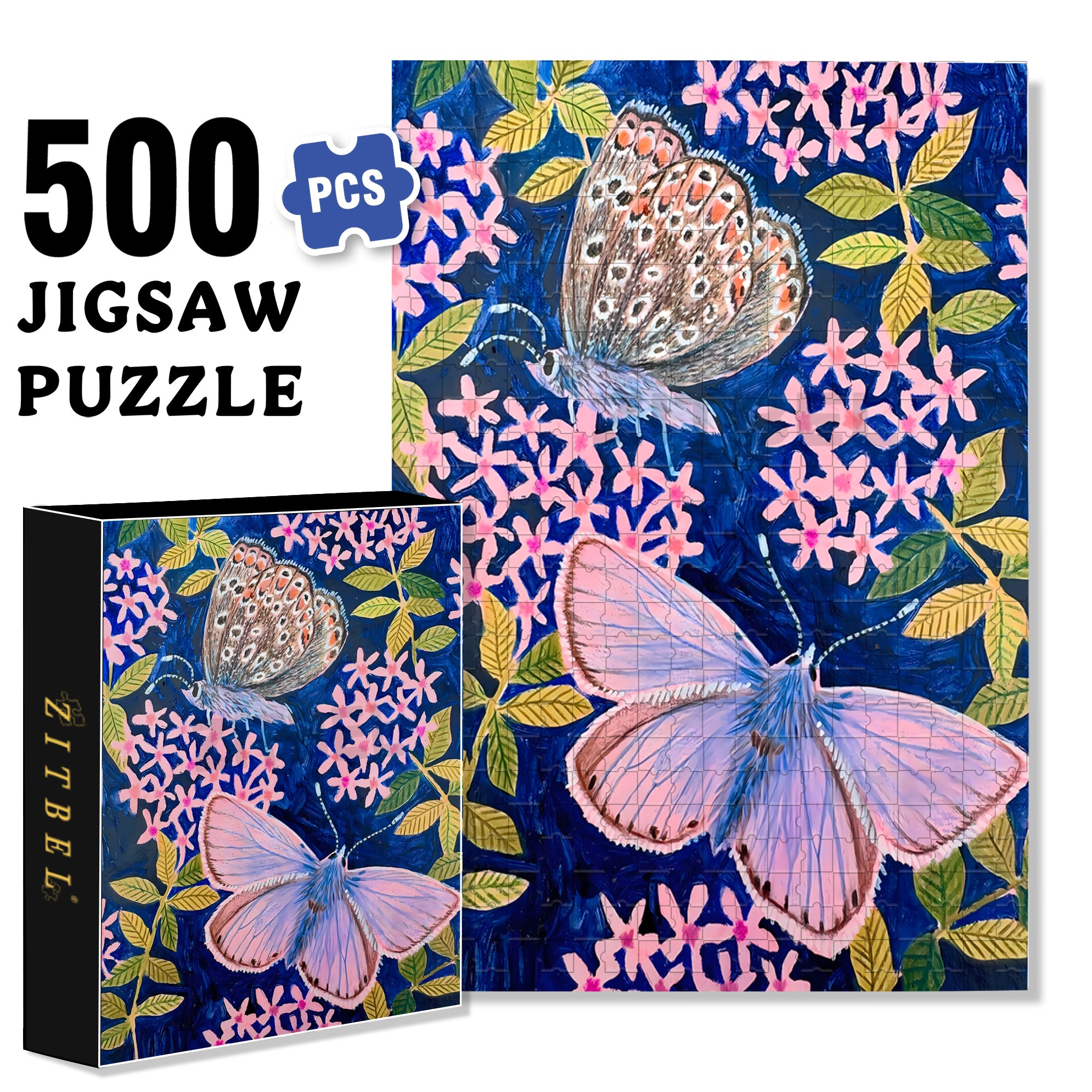 Blizzard 500pcs/1000pcs Jigsaw Puzzle, Scratch-Resistant, Interactive Family Game & Brain-Boosting DIY Decor, Perfect for Halloween, Christmas & New Year Gifts, Family Puzzle Game
