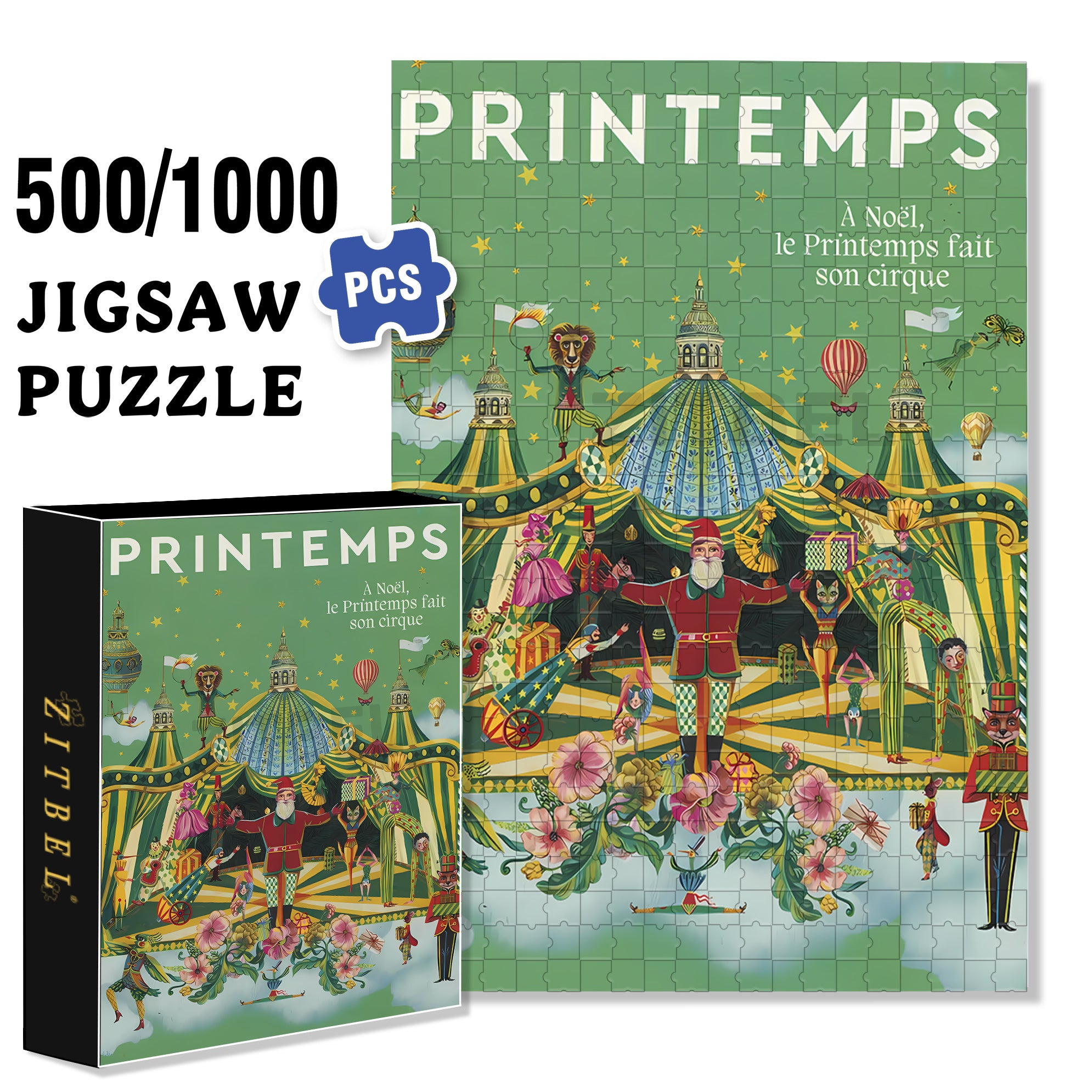 Butterfly Love 500pcs/1000pcs Jigsaw Puzzle, Scratch-Resistant, Interactive Family Game & Brain-Boosting DIY Decor, Perfect for Halloween, Christmas & New Year Gifts, Family Puzzle Game