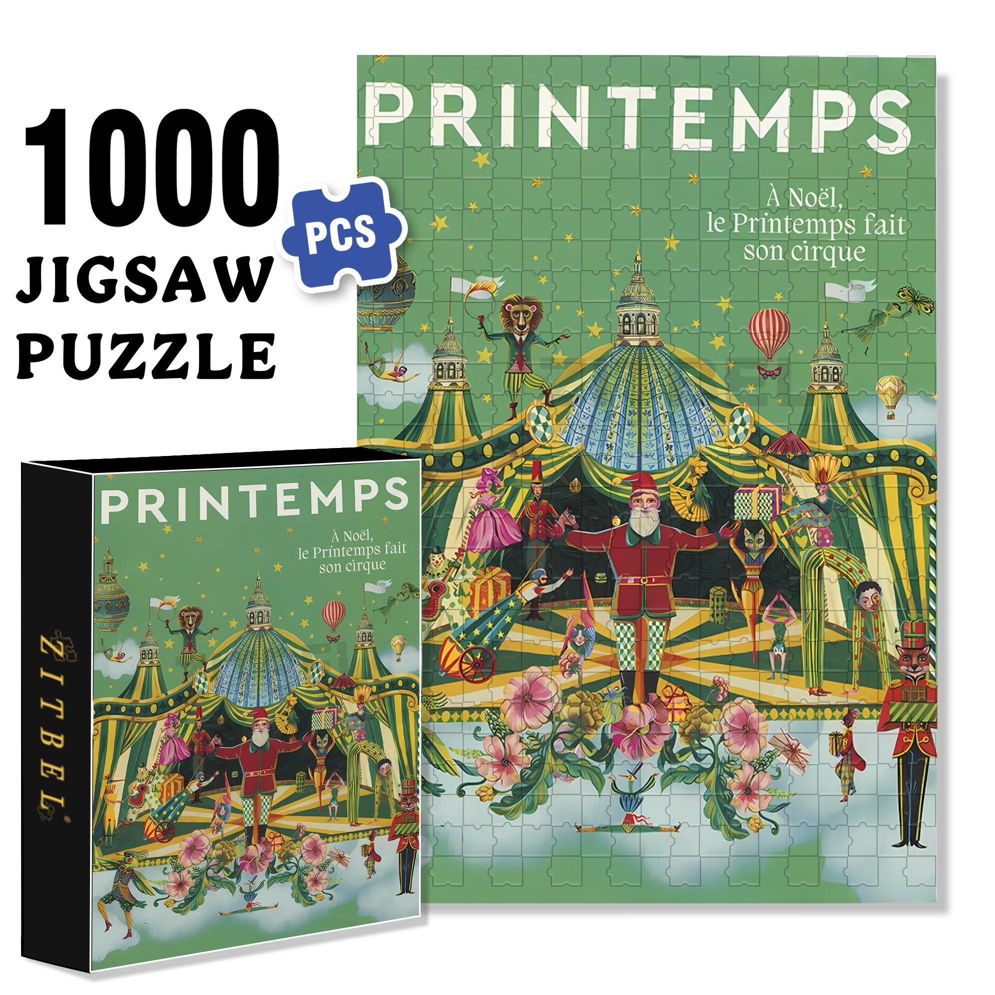 Butterfly Love 500pcs/1000pcs Jigsaw Puzzle, Scratch-Resistant, Interactive Family Game & Brain-Boosting DIY Decor, Perfect for Halloween, Christmas & New Year Gifts, Family Puzzle Game