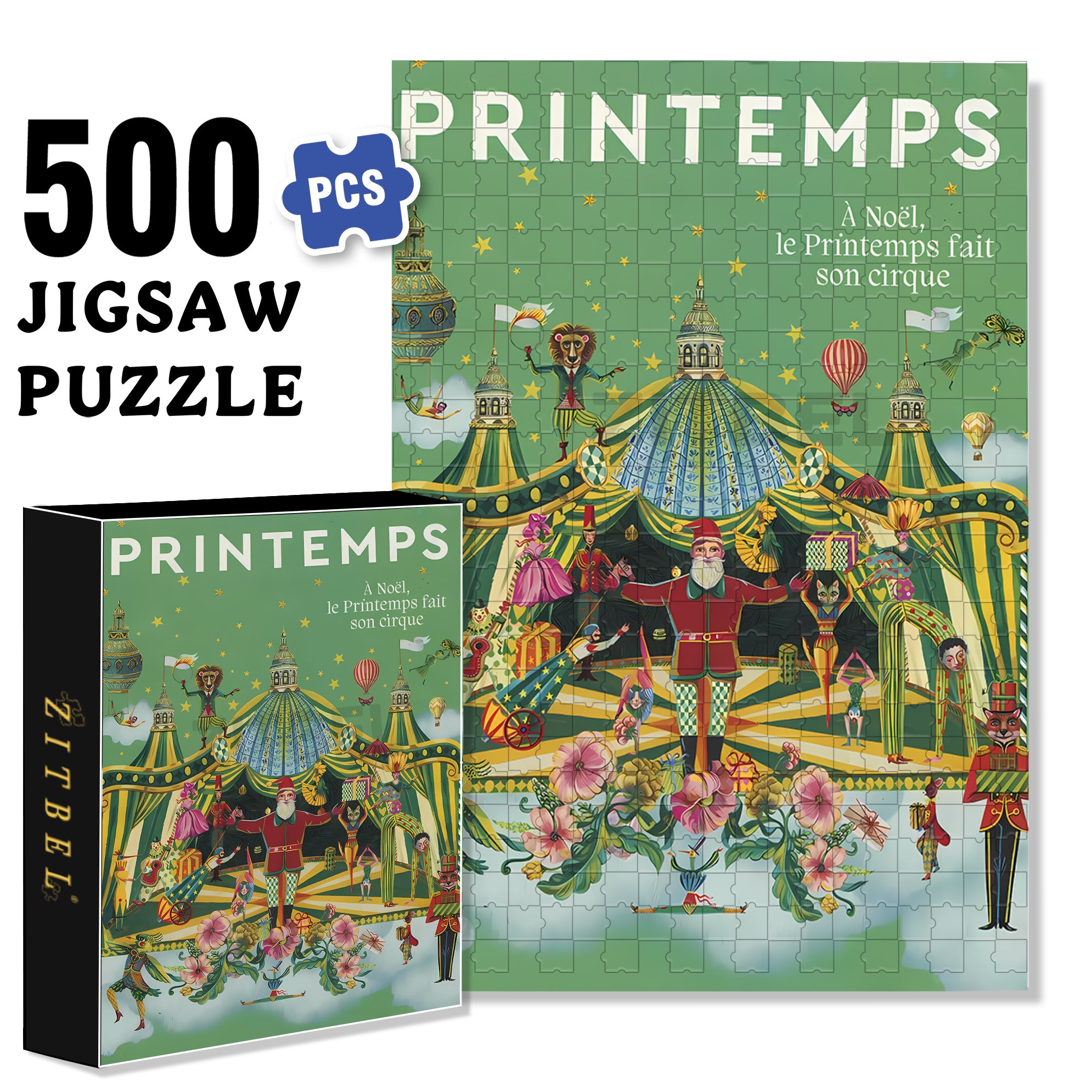 Butterfly Love 500pcs/1000pcs Jigsaw Puzzle, Scratch-Resistant, Interactive Family Game & Brain-Boosting DIY Decor, Perfect for Halloween, Christmas & New Year Gifts, Family Puzzle Game