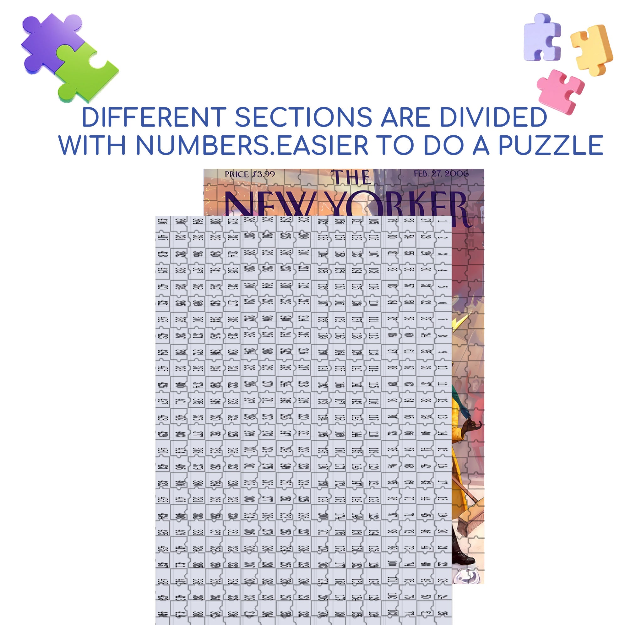 Circus Performances 500pcs/1000pcs Jigsaw Puzzle, Scratch-Resistant, Interactive Family Game & Brain-Boosting DIY Decor, Perfect for Halloween, Christmas & New Year Gifts, Family Puzzle Game