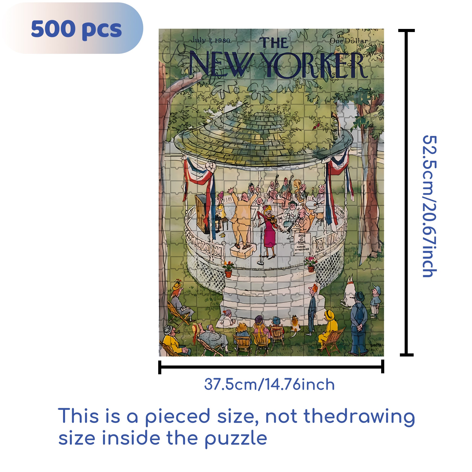 Circus Performers 500pcs/1000pcs Jigsaw Puzzle, Scratch-Resistant, Interactive Family Game & Brain-Boosting DIY Decor, Perfect for Halloween, Christmas & New Year Gifts, Family Puzzle Game