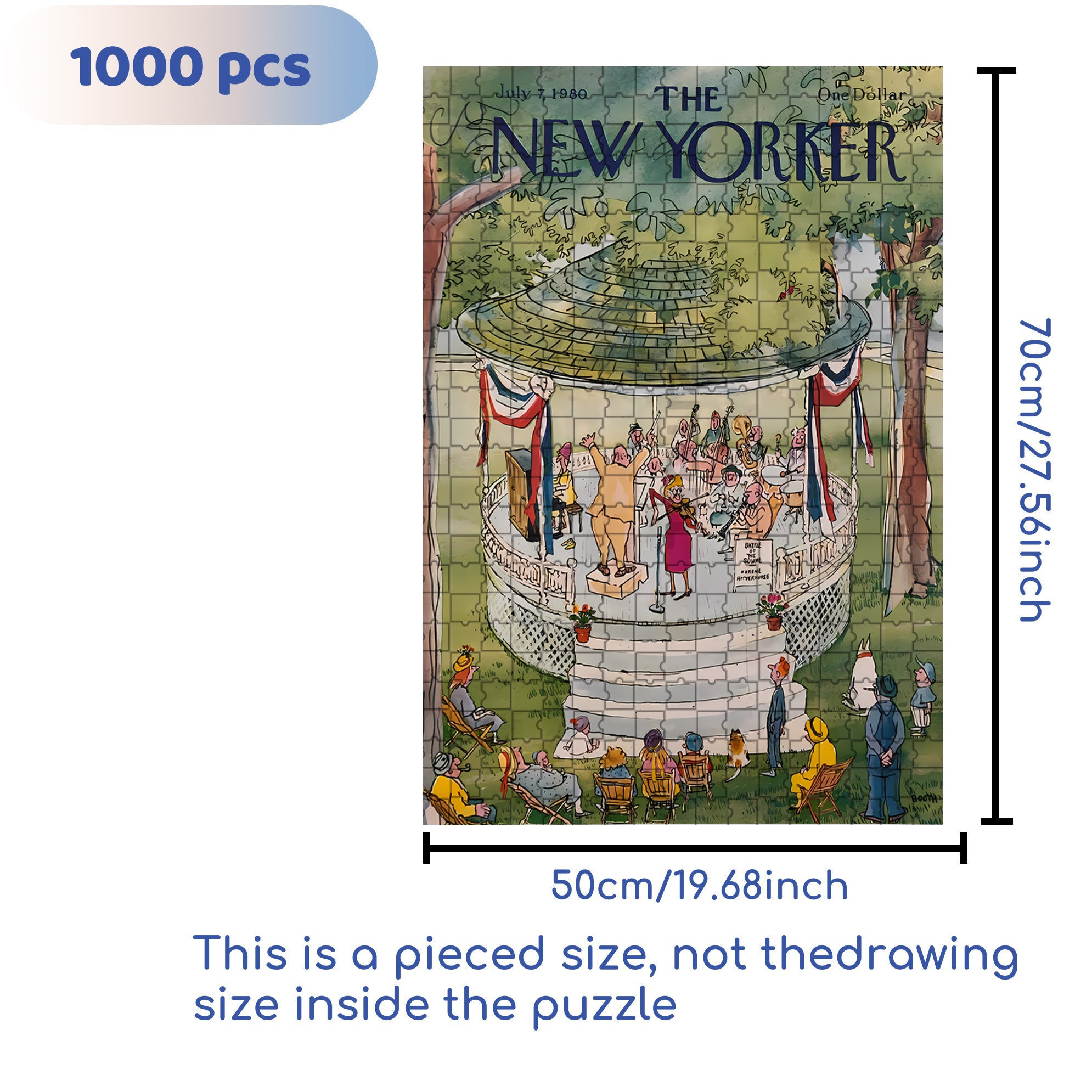 Circus Performers 500pcs/1000pcs Jigsaw Puzzle, Scratch-Resistant, Interactive Family Game & Brain-Boosting DIY Decor, Perfect for Halloween, Christmas & New Year Gifts, Family Puzzle Game
