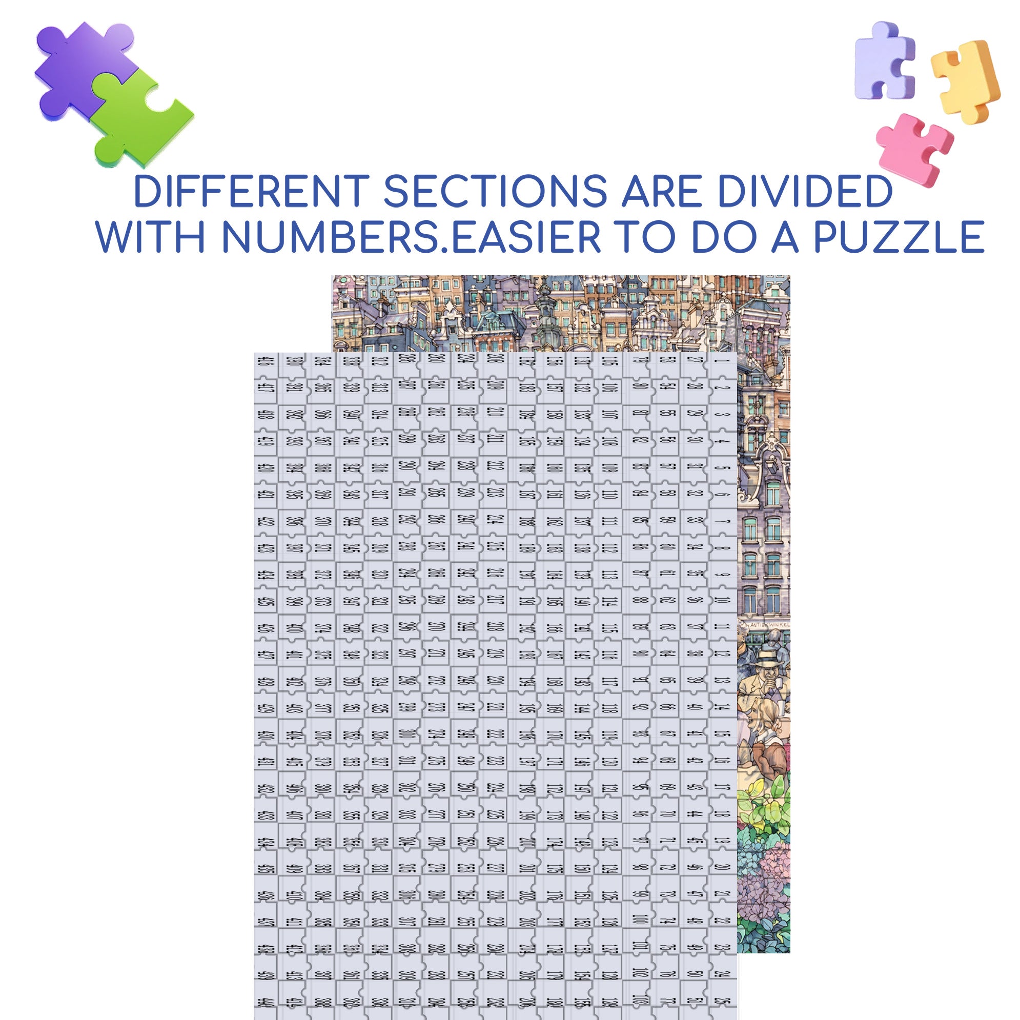 Concerts In The Park 500pcs/1000pcs Jigsaw Puzzle, Scratch-Resistant, Interactive Family Game & Brain-Boosting DIY Decor, Perfect for Halloween, Christmas & New Year Gifts, Family Puzzle Game
