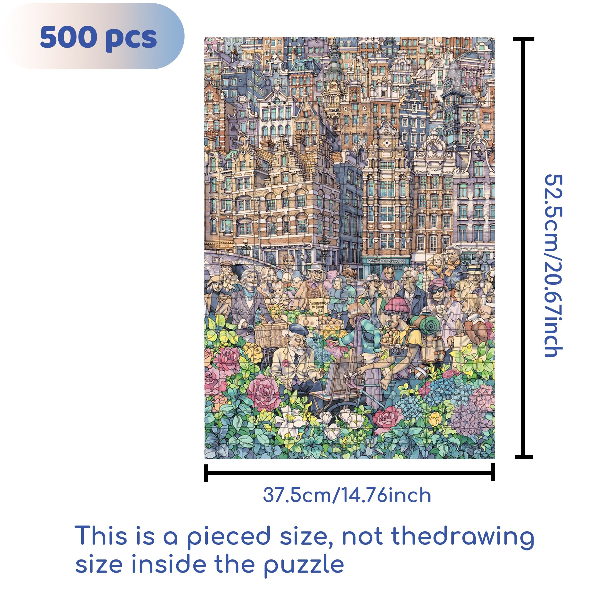 Concerts In The Park 500pcs/1000pcs Jigsaw Puzzle, Scratch-Resistant, Interactive Family Game & Brain-Boosting DIY Decor, Perfect for Halloween, Christmas & New Year Gifts, Family Puzzle Game