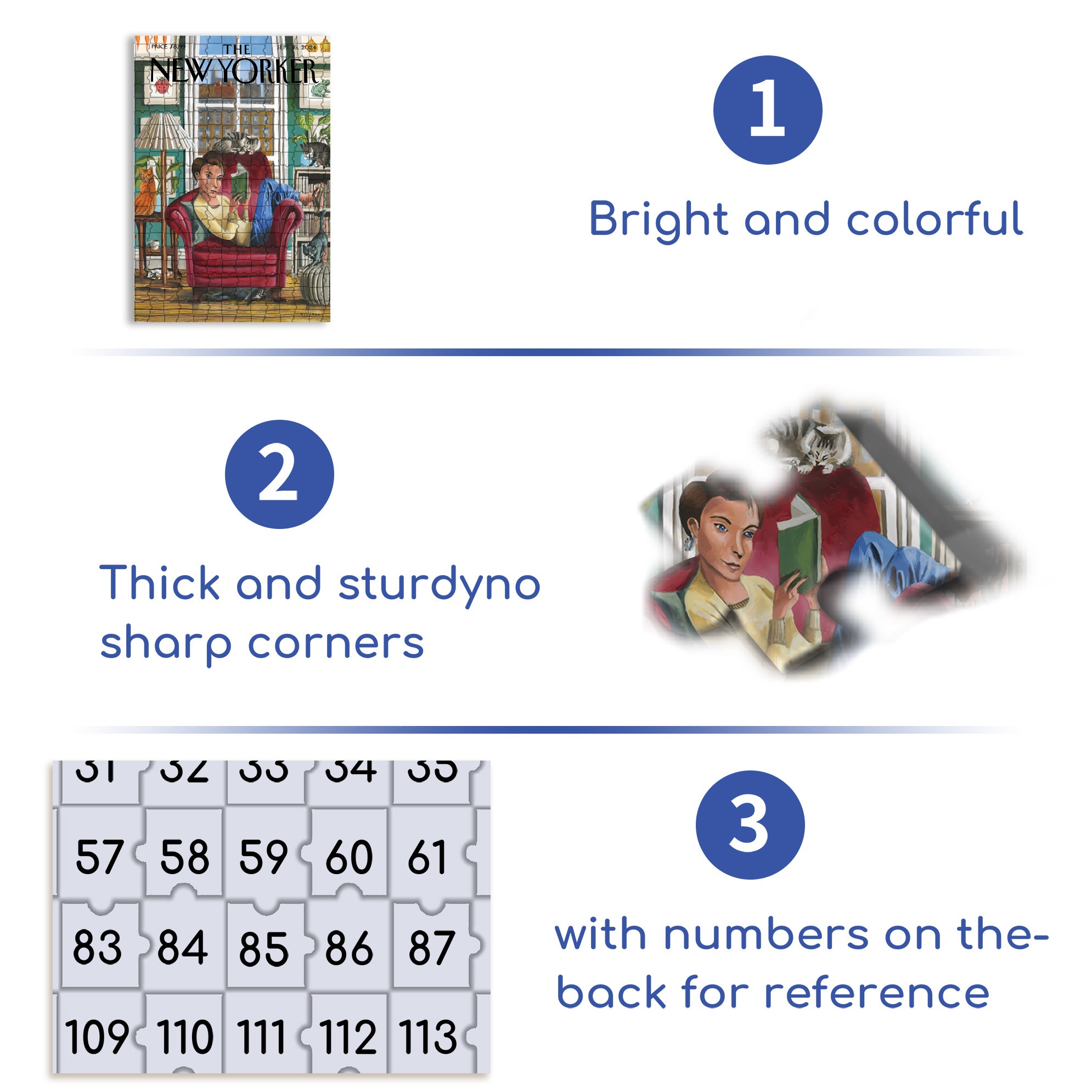 Enjoying Life 500pcs/1000pcs Jigsaw Puzzle, Scratch-Resistant, Interactive Family Game & Brain-Boosting DIY Decor, Perfect for Halloween, Christmas & New Year Gifts, Family Puzzle Game