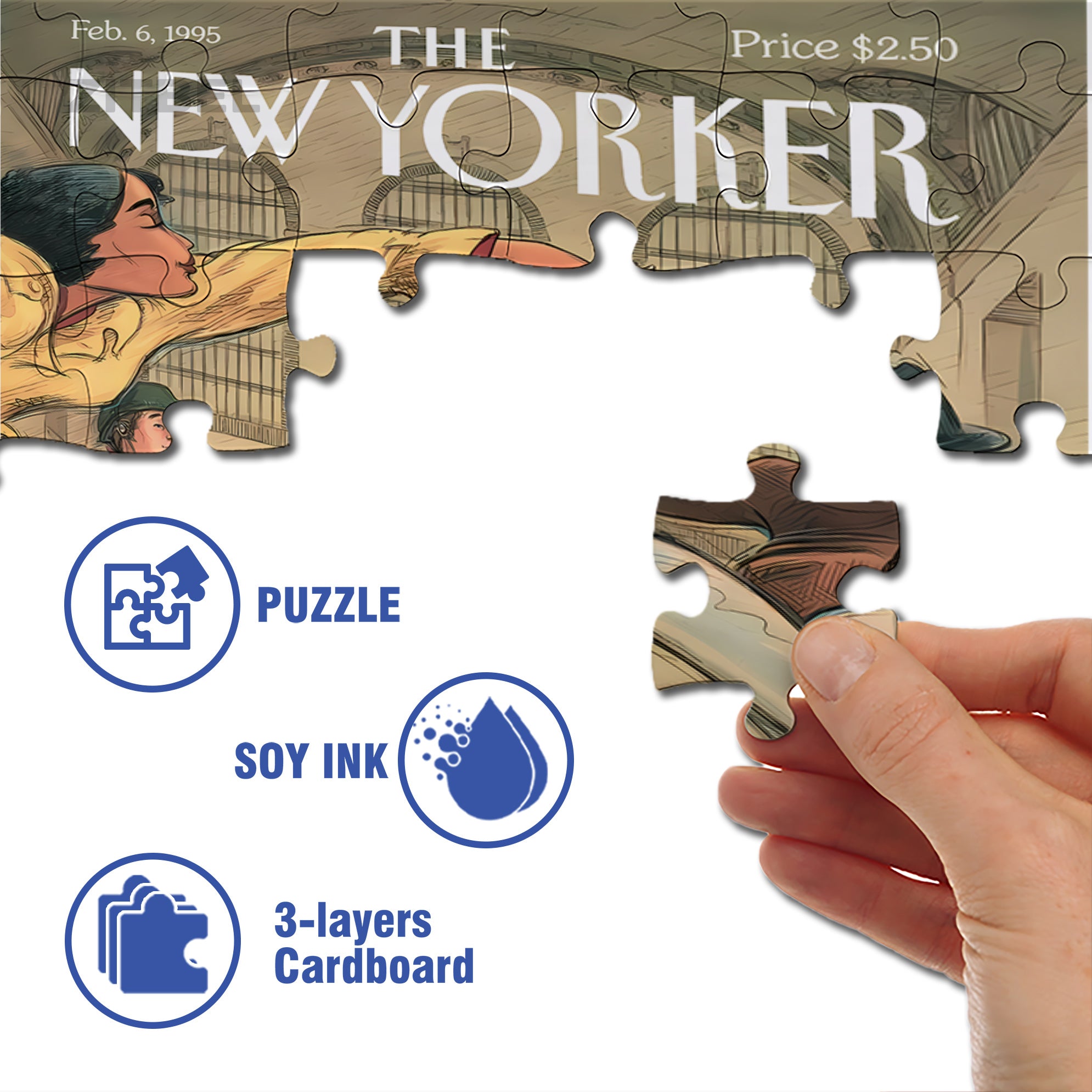 Figure Skating 500pcs/1000pcs Jigsaw Puzzle, Scratch-Resistant, Interactive Family Game & Brain-Boosting DIY Decor, Perfect for Halloween, Christmas & New Year Gifts, Family Puzzle Game
