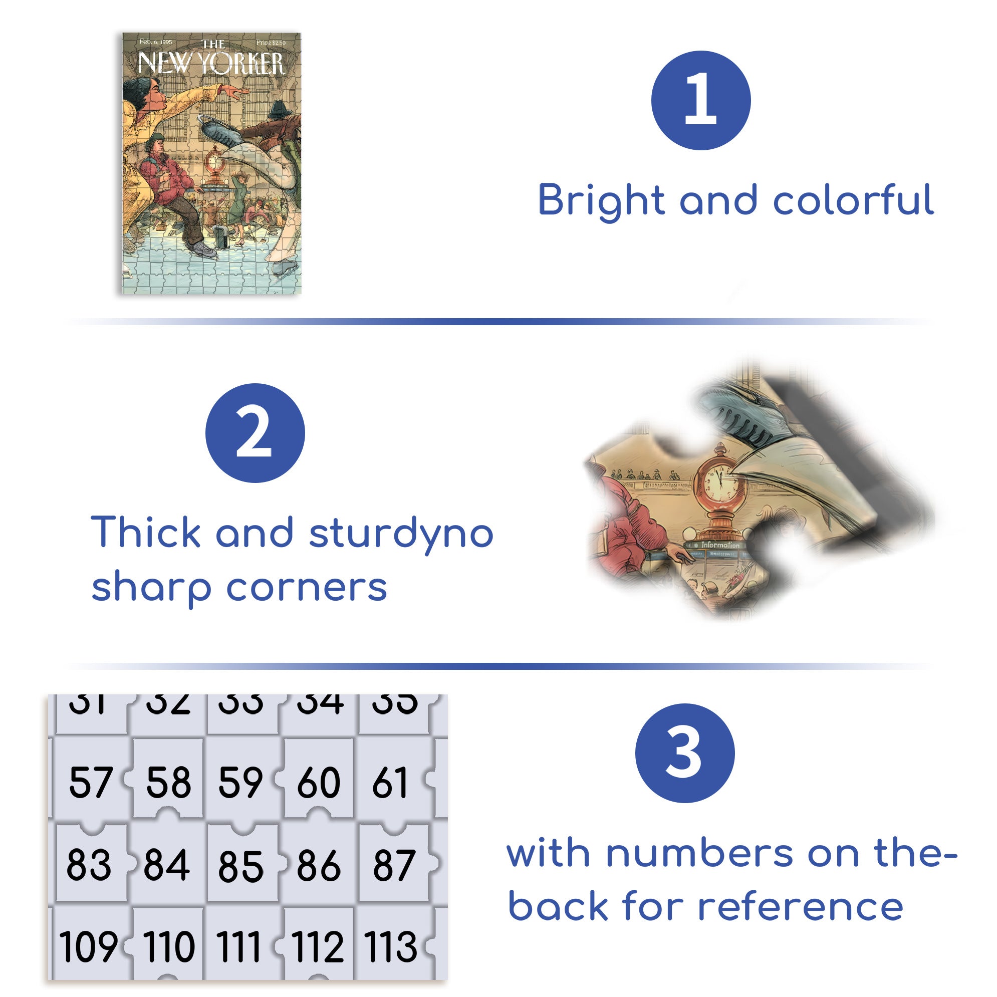 Figure Skating 500pcs/1000pcs Jigsaw Puzzle, Scratch-Resistant, Interactive Family Game & Brain-Boosting DIY Decor, Perfect for Halloween, Christmas & New Year Gifts, Family Puzzle Game
