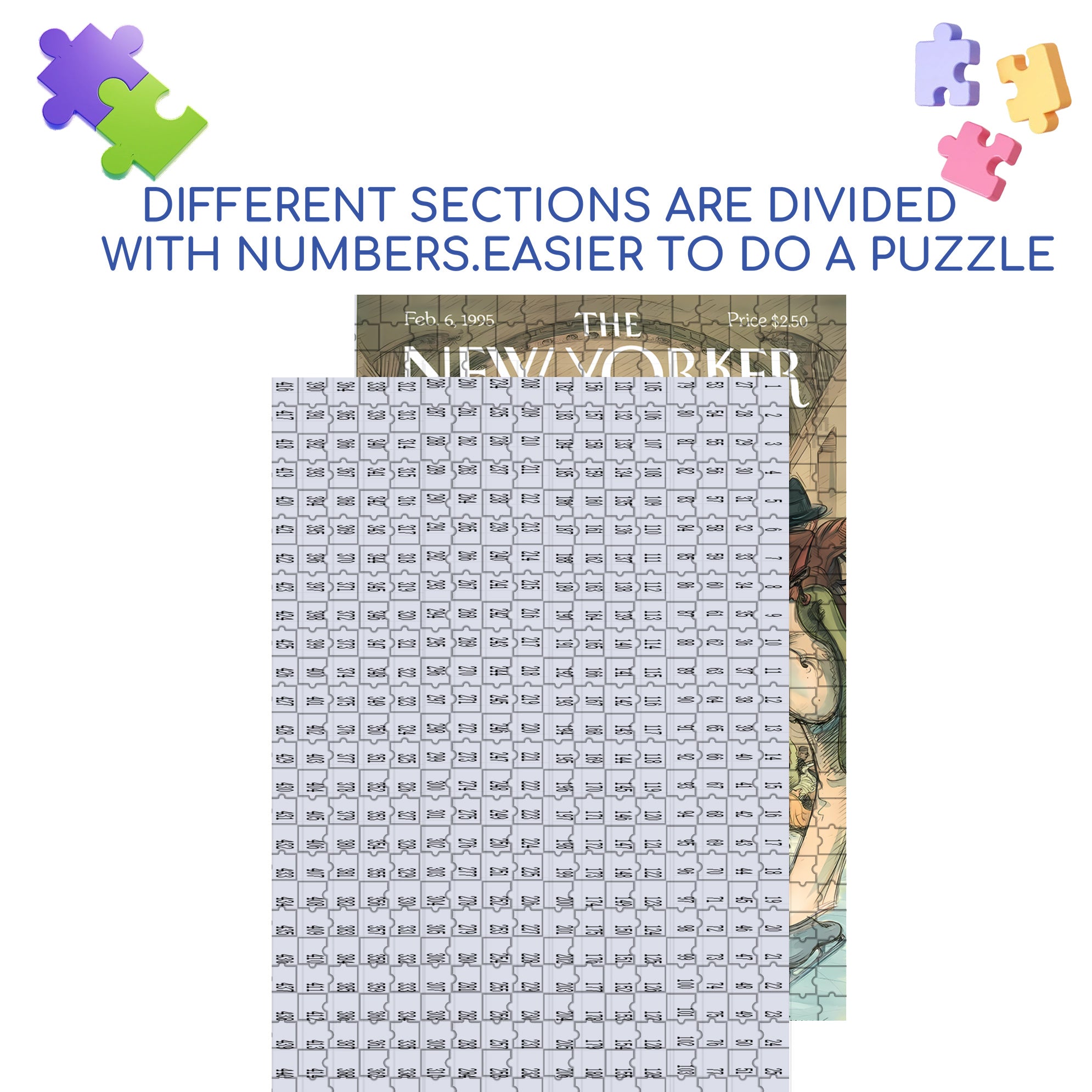 Figure Skating 500pcs/1000pcs Jigsaw Puzzle, Scratch-Resistant, Interactive Family Game & Brain-Boosting DIY Decor, Perfect for Halloween, Christmas & New Year Gifts, Family Puzzle Game