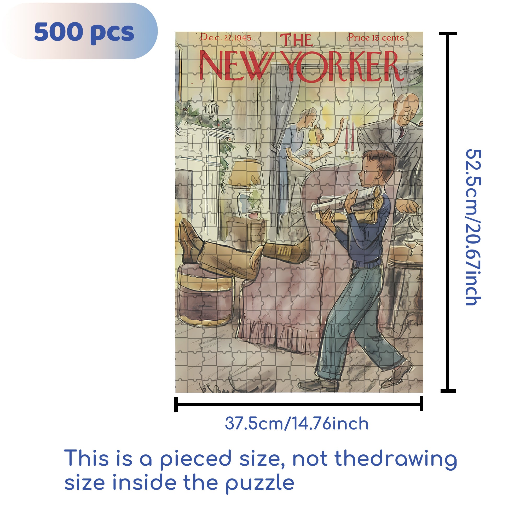 Good Boy 500pcs/1000pcs Jigsaw Puzzle, Scratch-Resistant, Interactive Family Game & Brain-Boosting DIY Decor, Perfect for Halloween, Christmas & New Year Gifts, Family Puzzle Game
