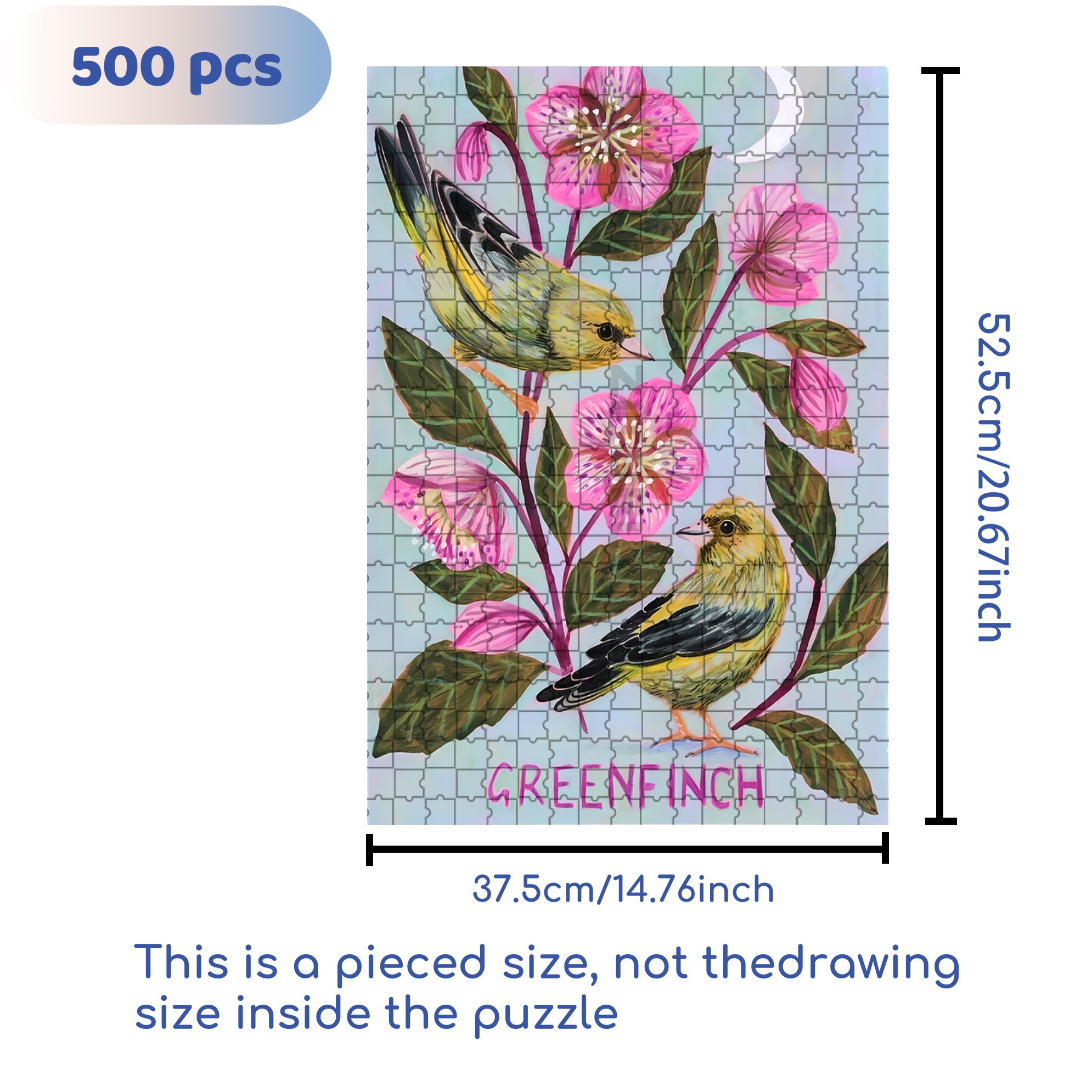 Greenfinch 500pcs/1000pcs Jigsaw Puzzle, Scratch-Resistant, Interactive Family Game & Brain-Boosting DIY Decor, Perfect for Halloween, Christmas & New Year Gifts, Family Puzzle Game