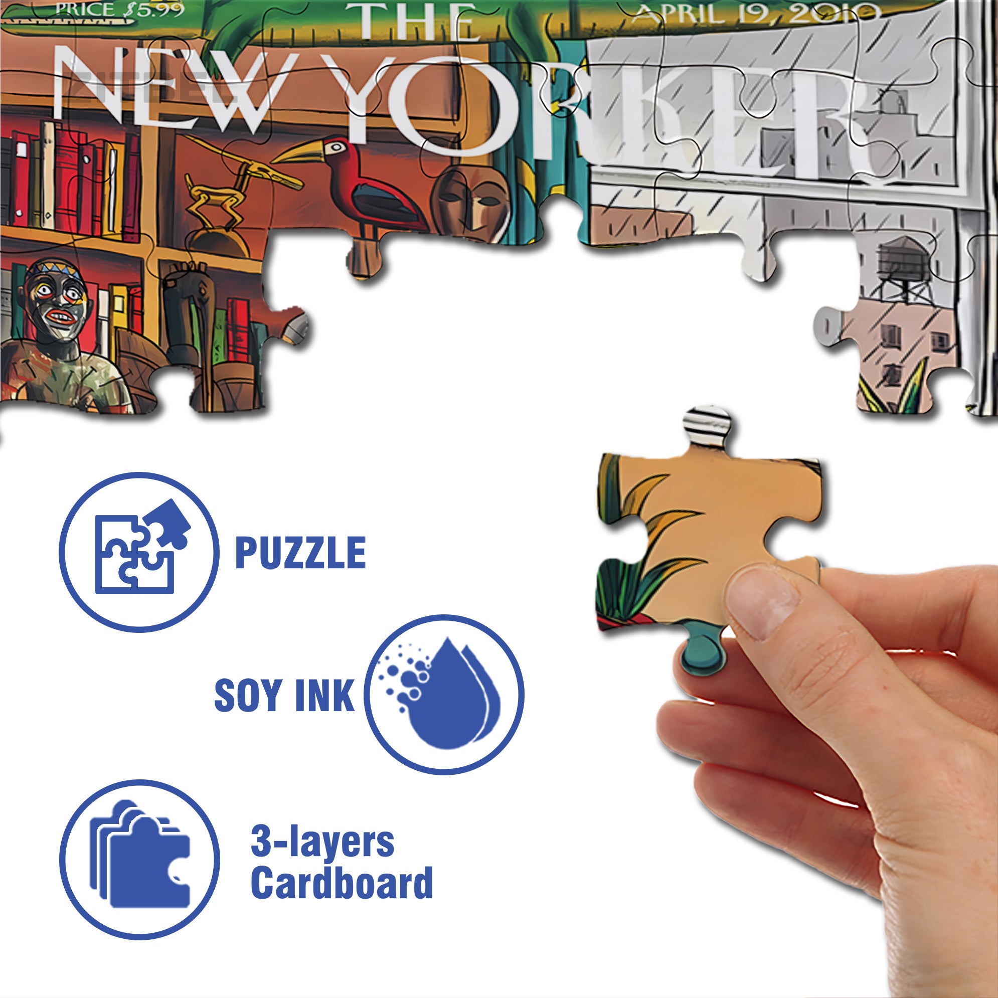 Home Adventures 500pcs/1000pcs Jigsaw Puzzle, Scratch-Resistant, Interactive Family Game & Brain-Boosting DIY Decor, Perfect for Halloween, Christmas & New Year Gifts, Family Puzzle Game
