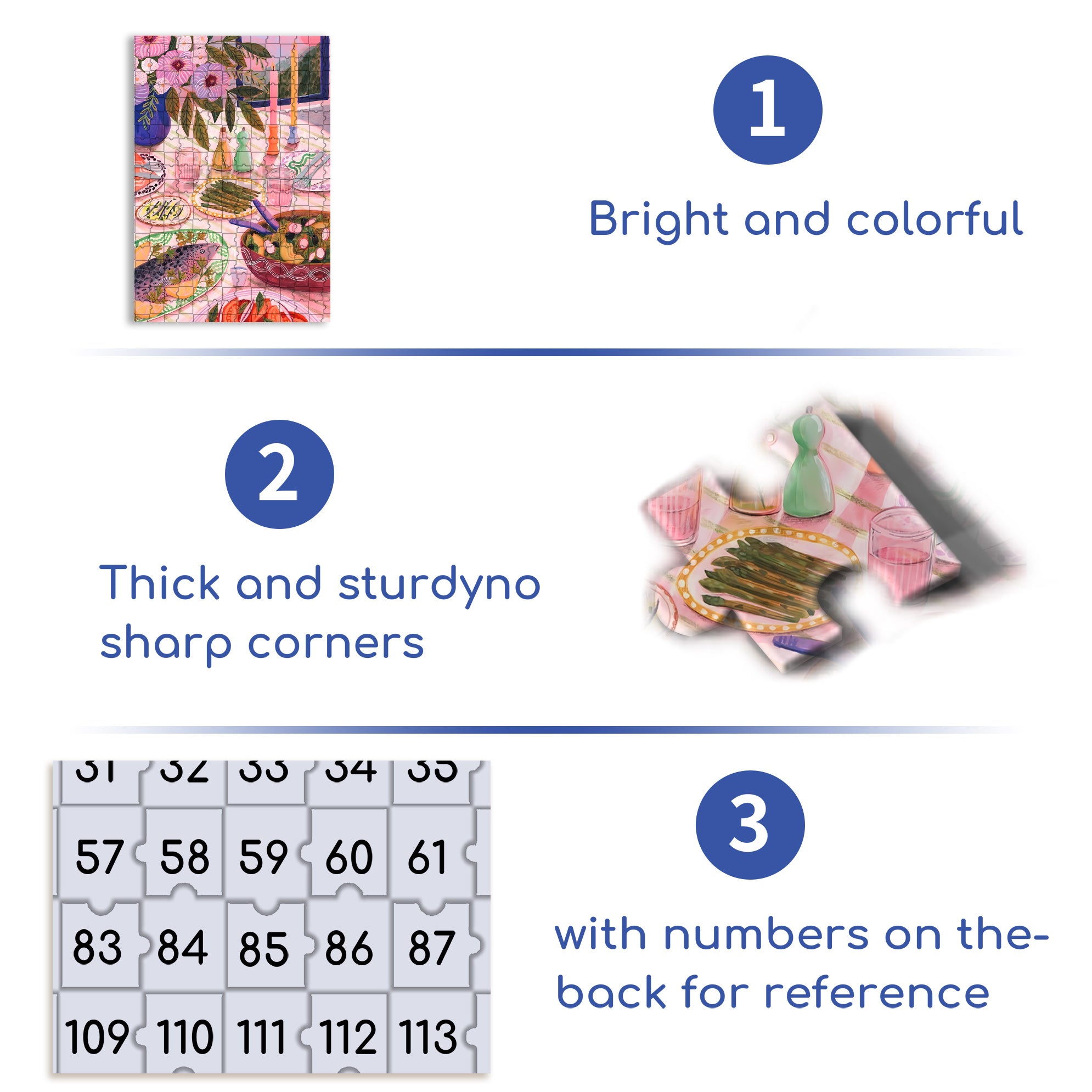 Lemon Baked Sea Bass 500pcs/1000pcs Jigsaw Puzzle, Scratch-Resistant, Interactive Family Game & Brain-Boosting DIY Decor, Perfect for Halloween, Christmas & New Year Gifts, Family Puzzle Game
