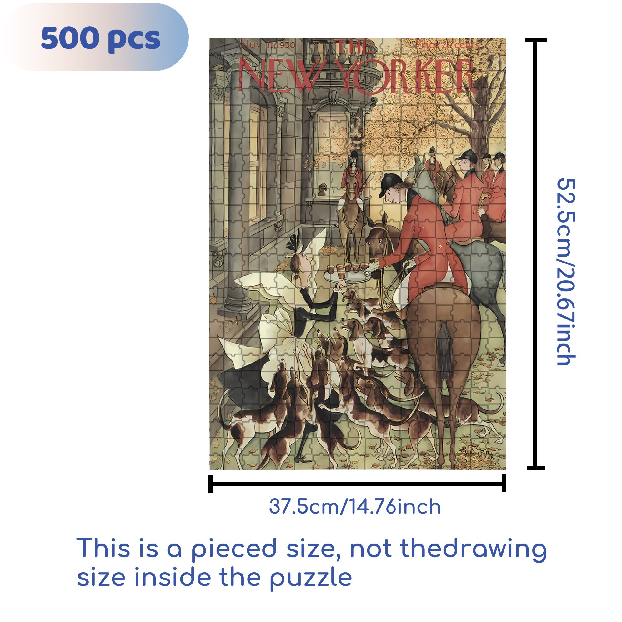 Mary Petty 500pcs/1000pcs Jigsaw Puzzle, Scratch-Resistant, Interactive Family Game & Brain-Boosting DIY Decor, Perfect for Halloween, Christmas & New Year Gifts, Family Puzzle Game