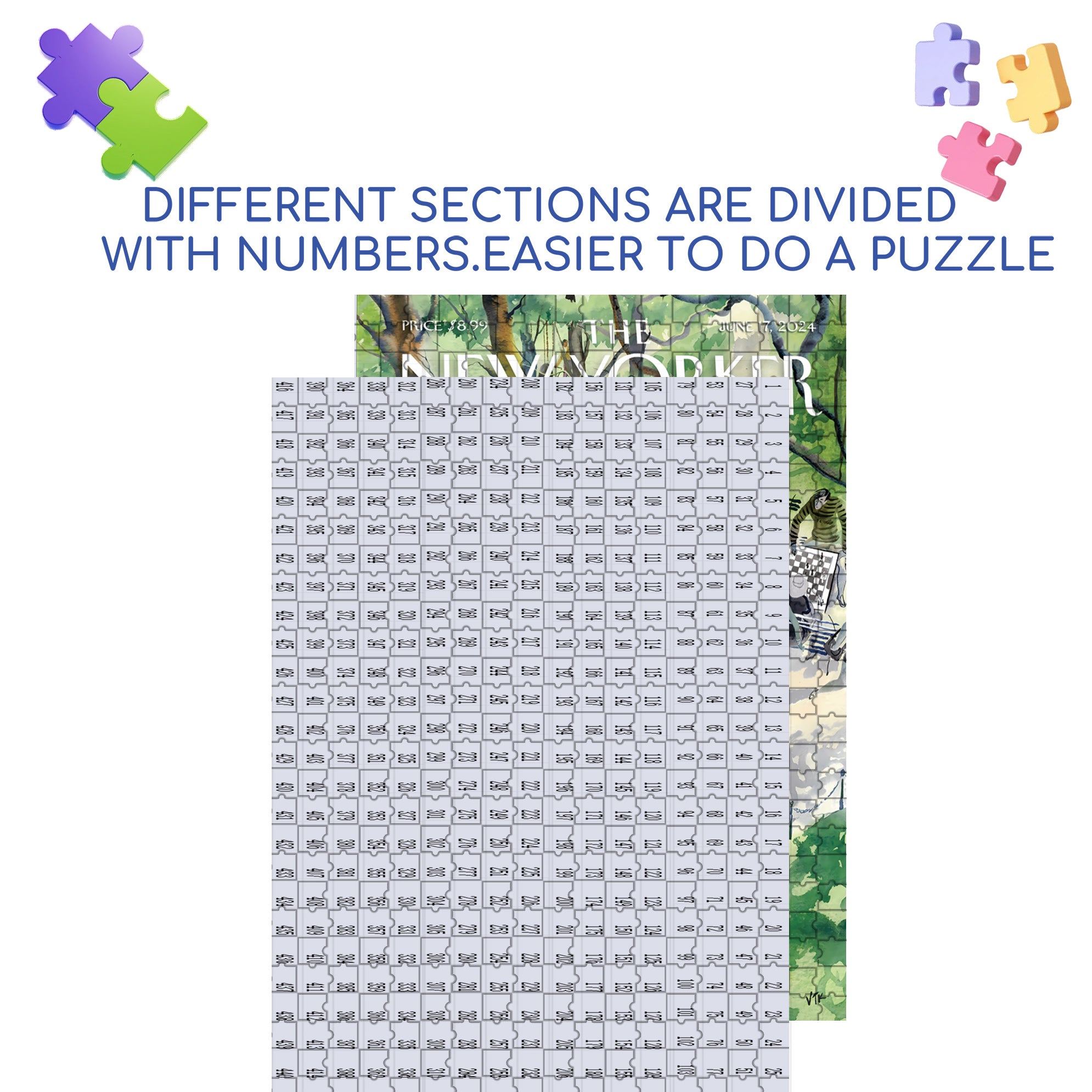 Pawns in the Park 500pcs/1000pcs Jigsaw Puzzle, Scratch-Resistant, Interactive Family Game & Brain-Boosting DIY Decor, Perfect for Halloween, Christmas & New Year Gifts, Family Puzzle Game