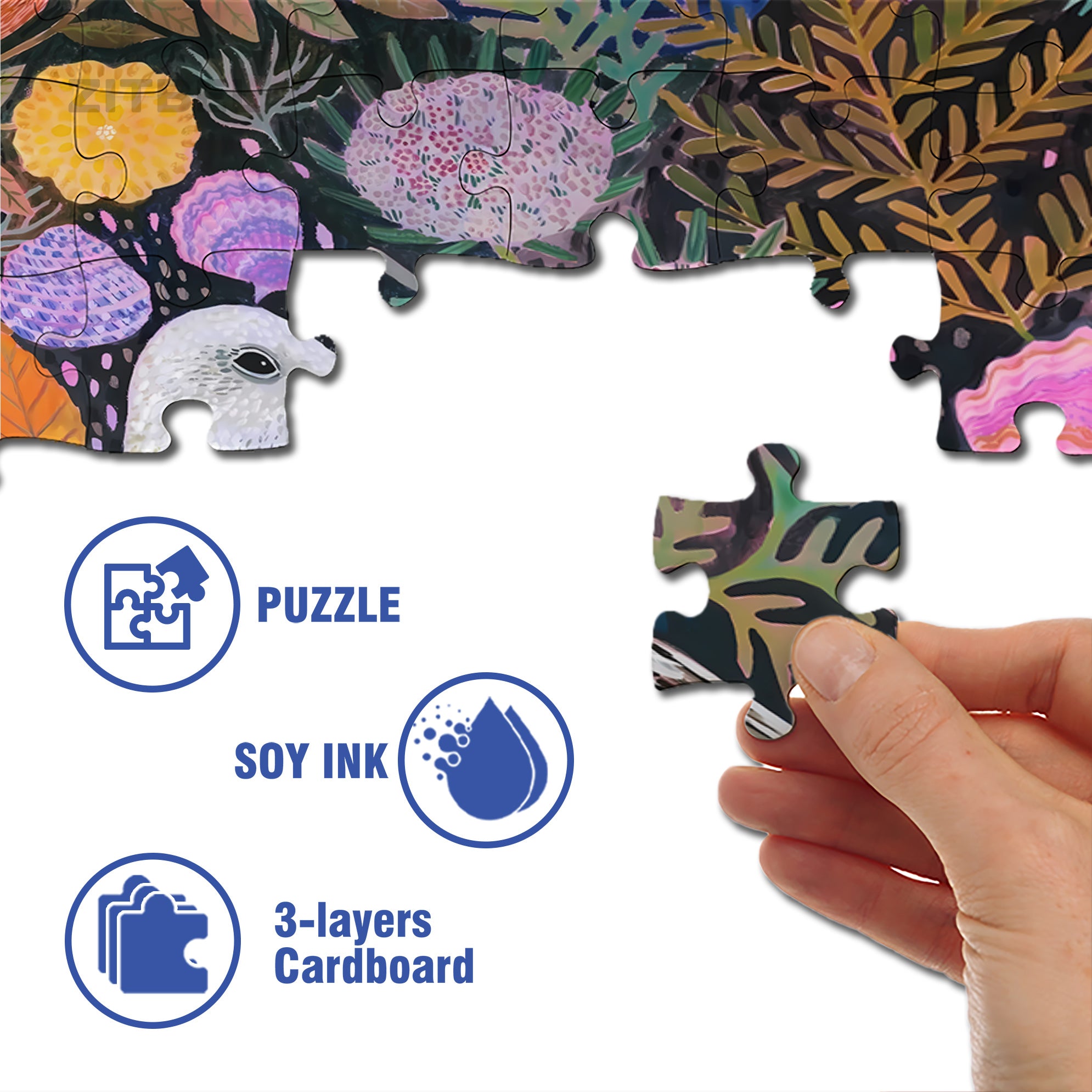 Peace Bird 500pcs/1000pcs Jigsaw Puzzle, Scratch-Resistant, Interactive Family Game & Brain-Boosting DIY Decor, Perfect for Halloween, Christmas & New Year Gifts, Family Puzzle Game