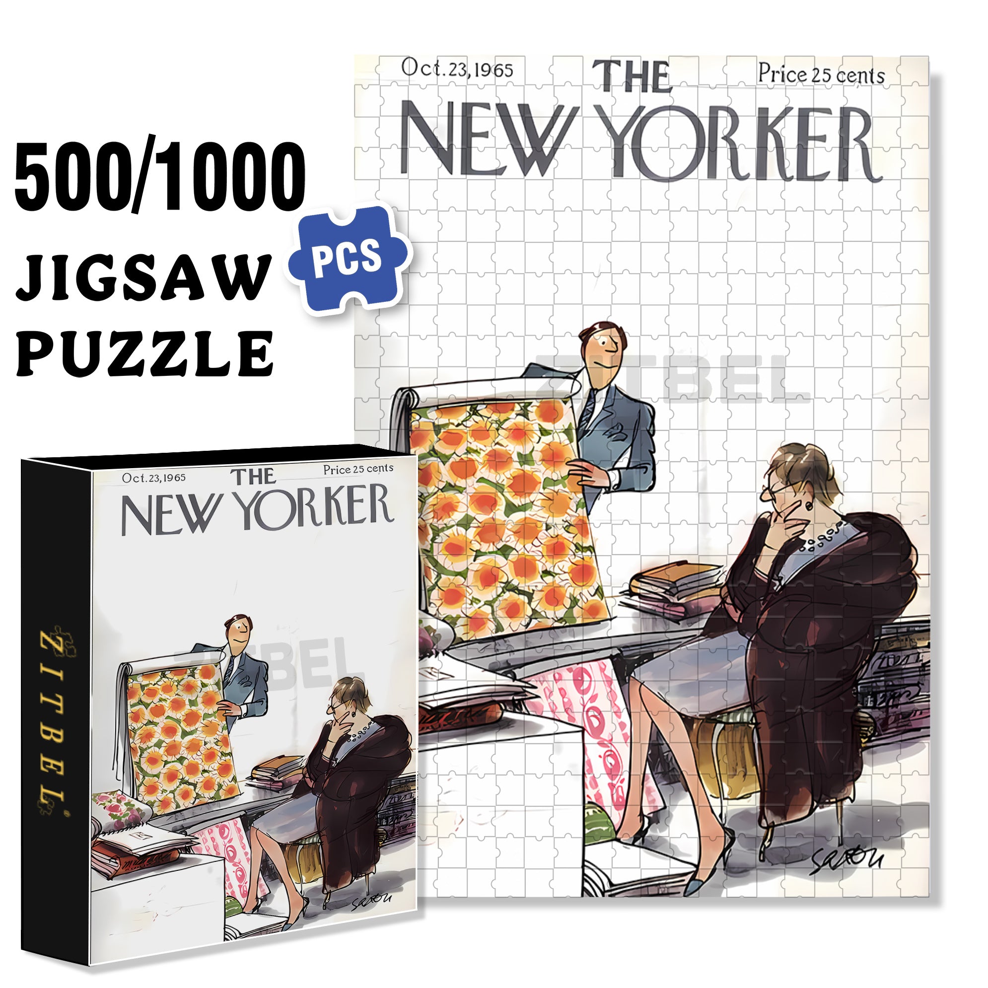 Purchasing 500pcs/1000pcs Jigsaw Puzzle, Scratch-Resistant, Interactive Family Game & Brain-Boosting DIY Decor, Perfect for Halloween, Christmas & New Year Gifts, Family Puzzle Game